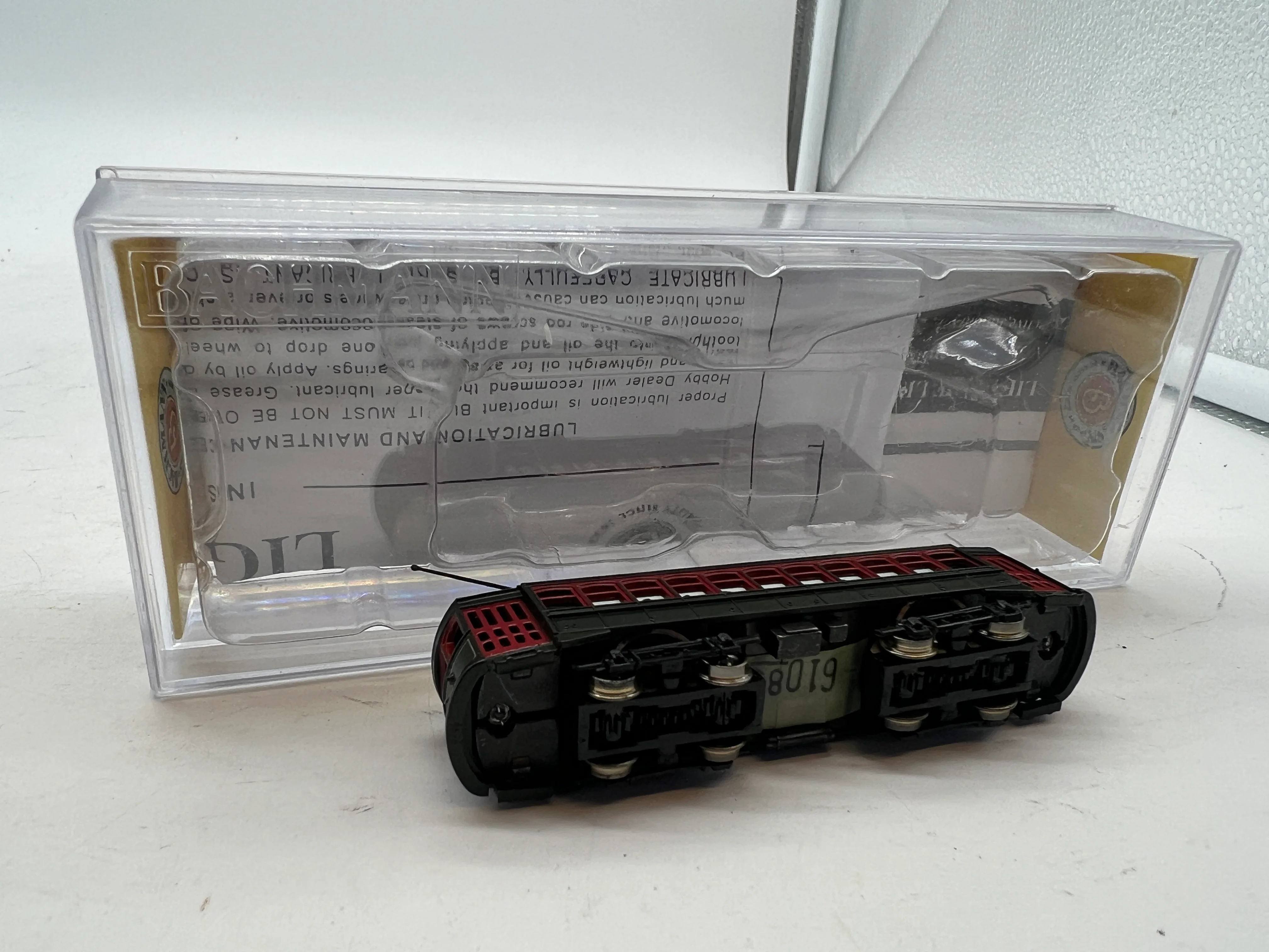 Bachmann 61086 BRILL TROLLEY - DESIRE N SCALE Used Damaged Box - Image 3