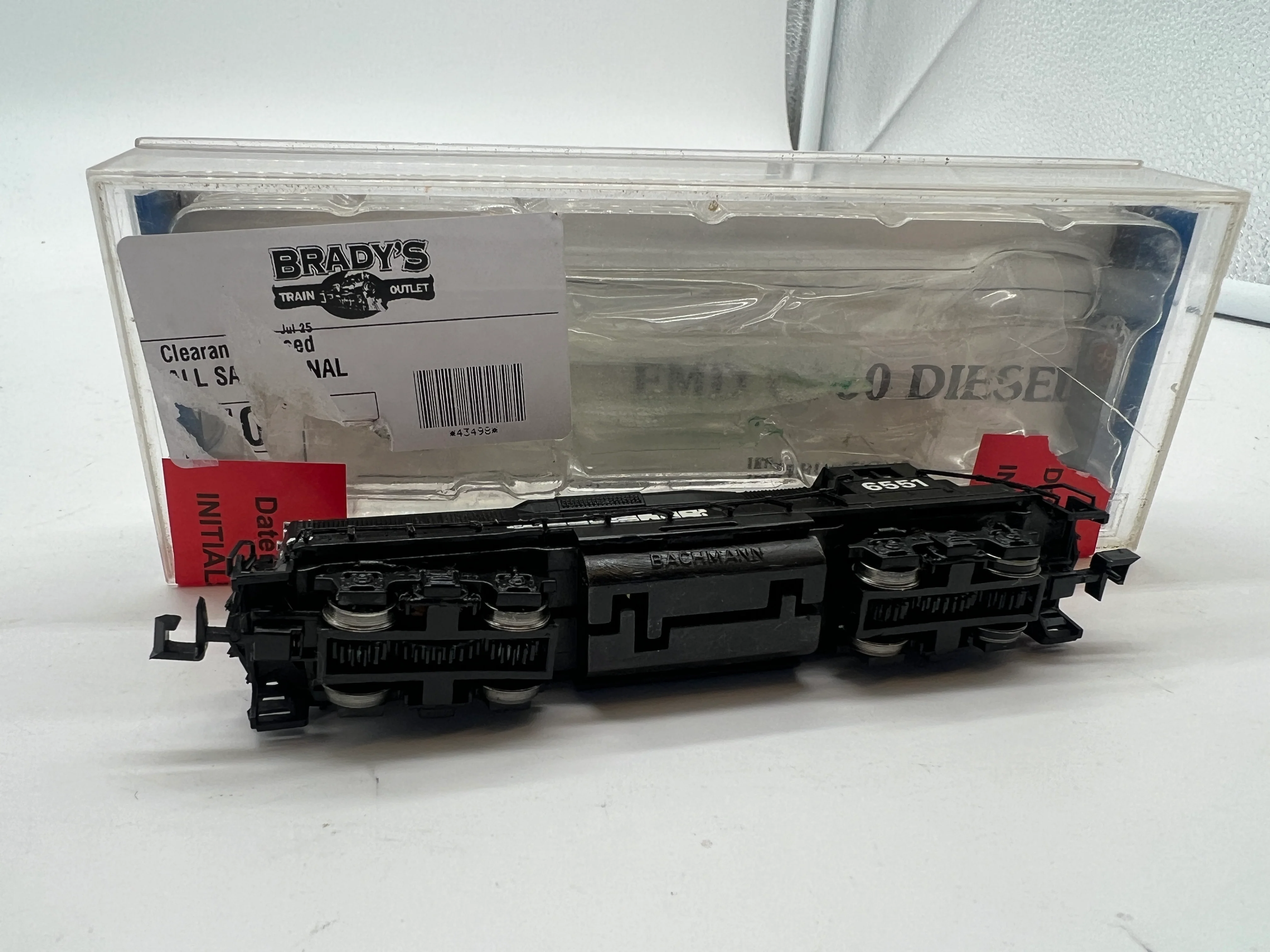 Bachmann 61291 Norfolk Southern NS GP50 Diesel locomotive w/ 8 wheel drive N SCALE Like New - Image 2