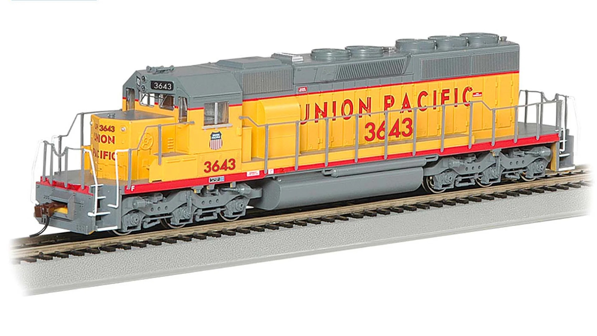 Bachmann 67026 EMD SD40-2 - UNION PACIFIC #3643 HO SCALE Used Excellent