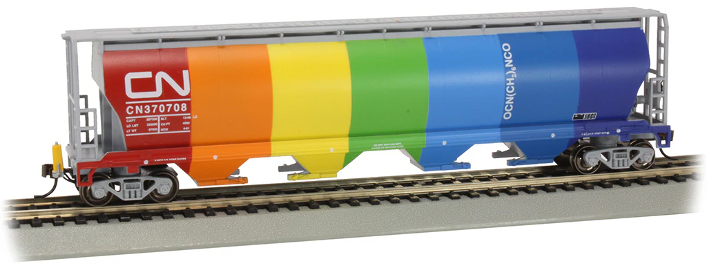 Bachmann 73805 Canadian National Cylindrical Grain Hopper with End of Train Device HO SCALE