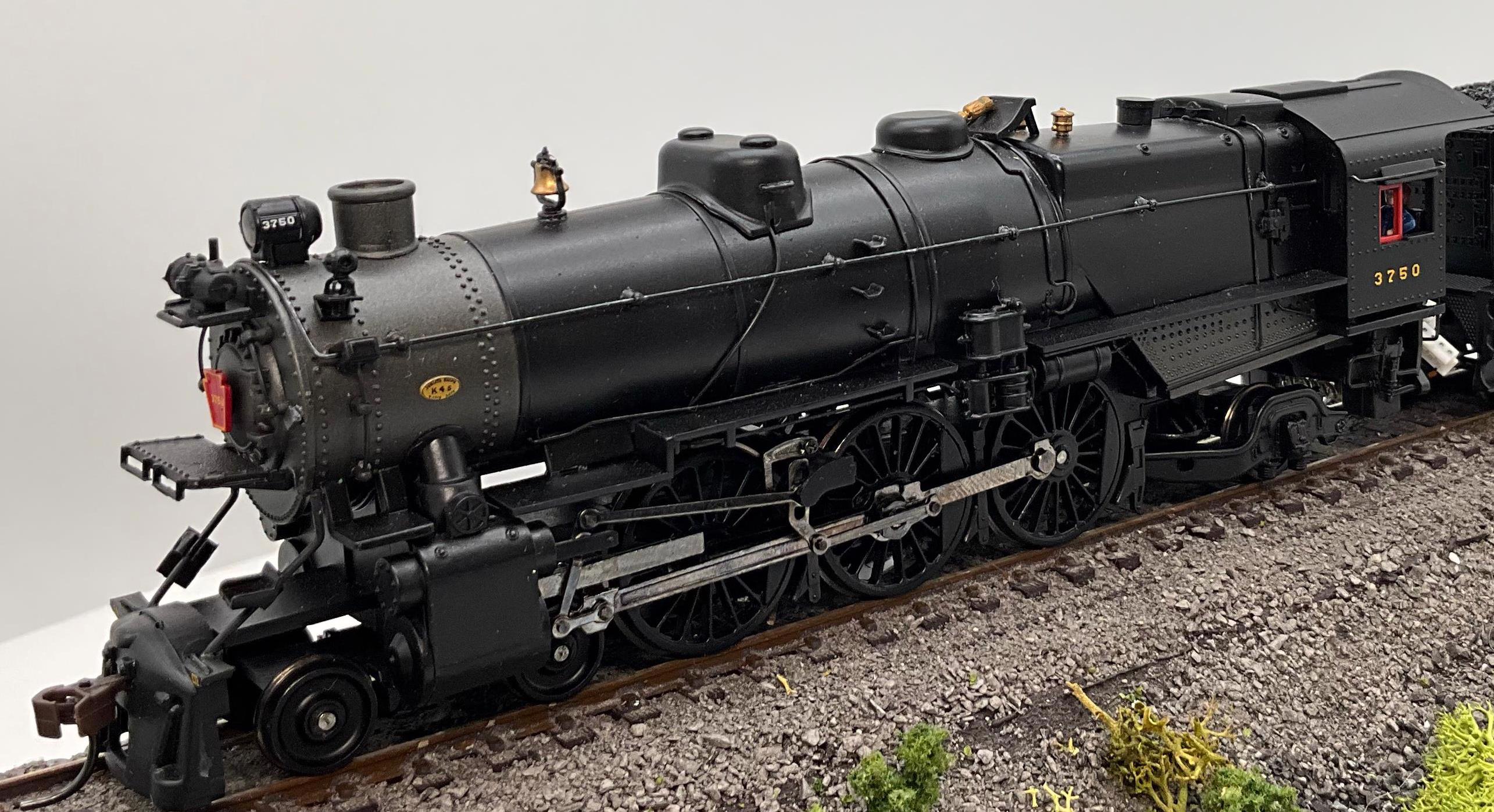Bachmann 84013 PENNSYLVANIA K4 4-6-2 PACIFIC LOCOMOTIVE & TENDER Spectrum #3750 HO Scale Like New