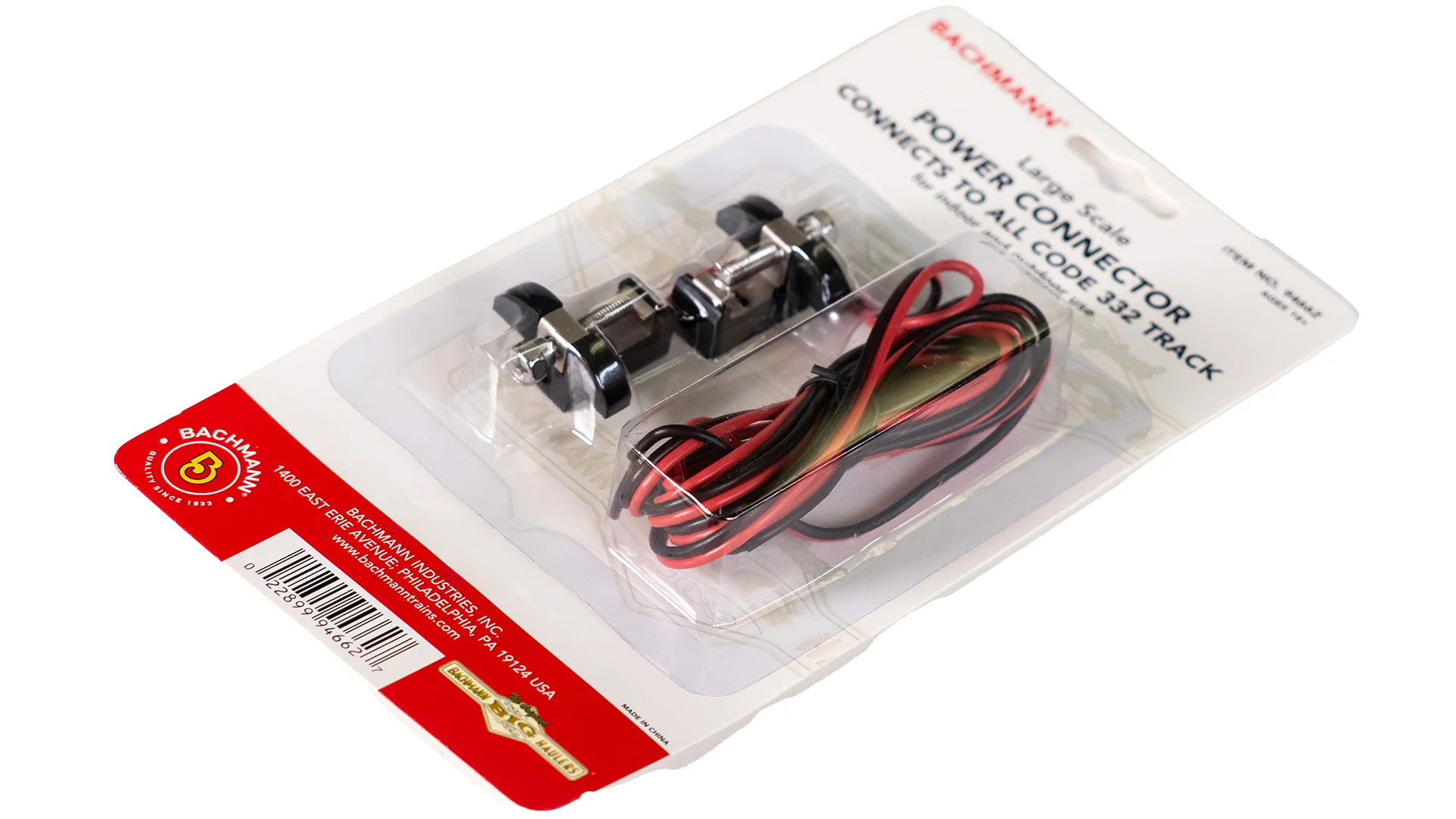 Bachmann 94662 POWER CONNECTOR LARGE SCALE G ONE GAUGE NEW