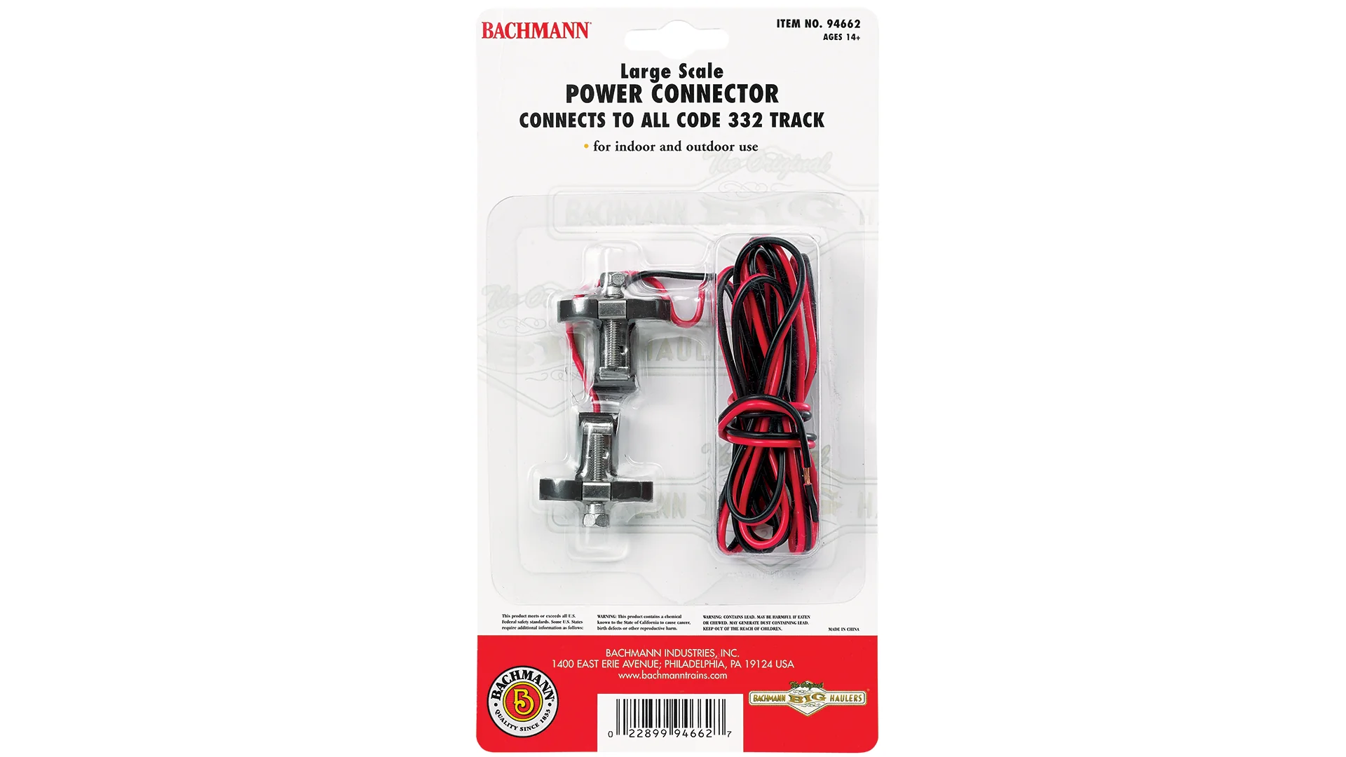 Bachmann 94662 POWER CONNECTOR LARGE SCALE G ONE GAUGE NEW - Image 2