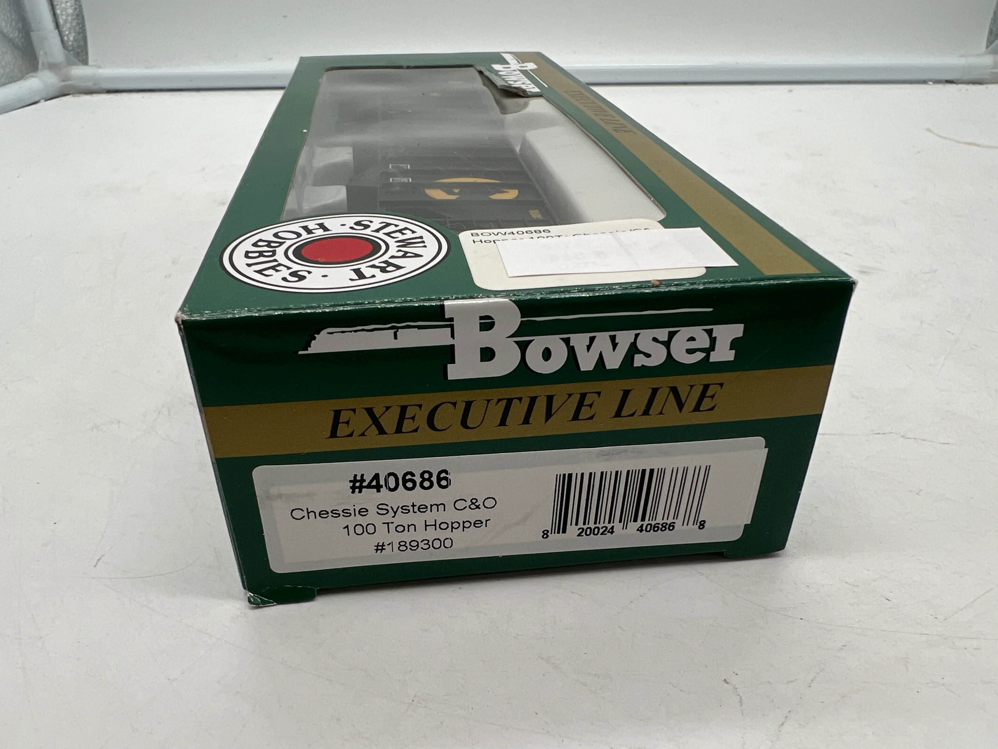 Bowser 40686 CHESSIE SYSTEM C&O 100 TON HOPPER 189300 HO SCALE Like New - Image 5