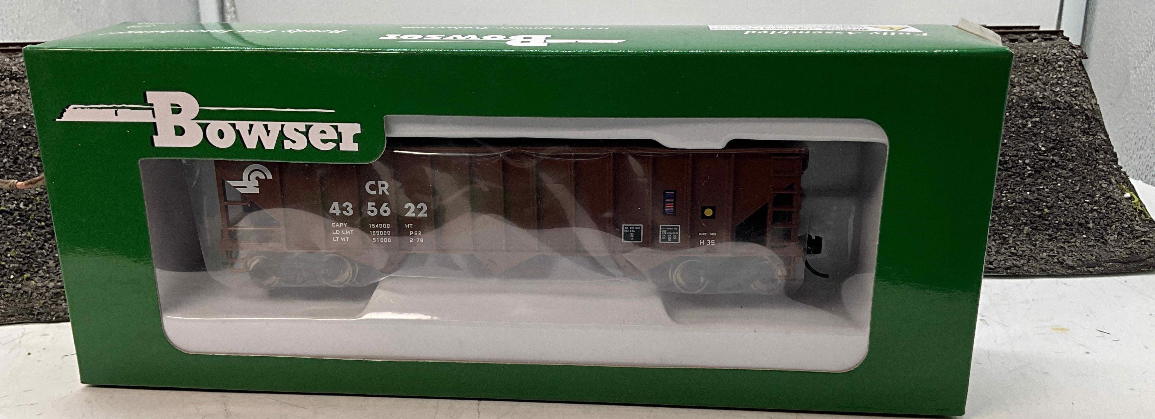 Bowser 42911 CONRAIL 70 Ton 12 Panel Hopper Car Mainline #CR435622 HO Scale NEW