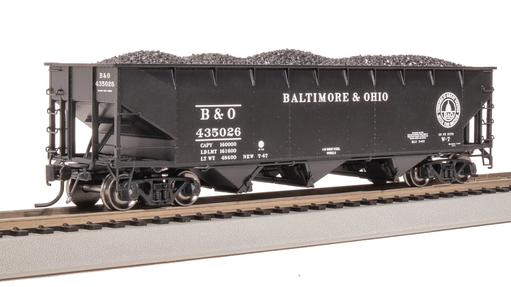 Broadway Limited 8105 AAR 70-Ton Triple Hopper, B&O #435125 HO SCALE NEW - Image 11