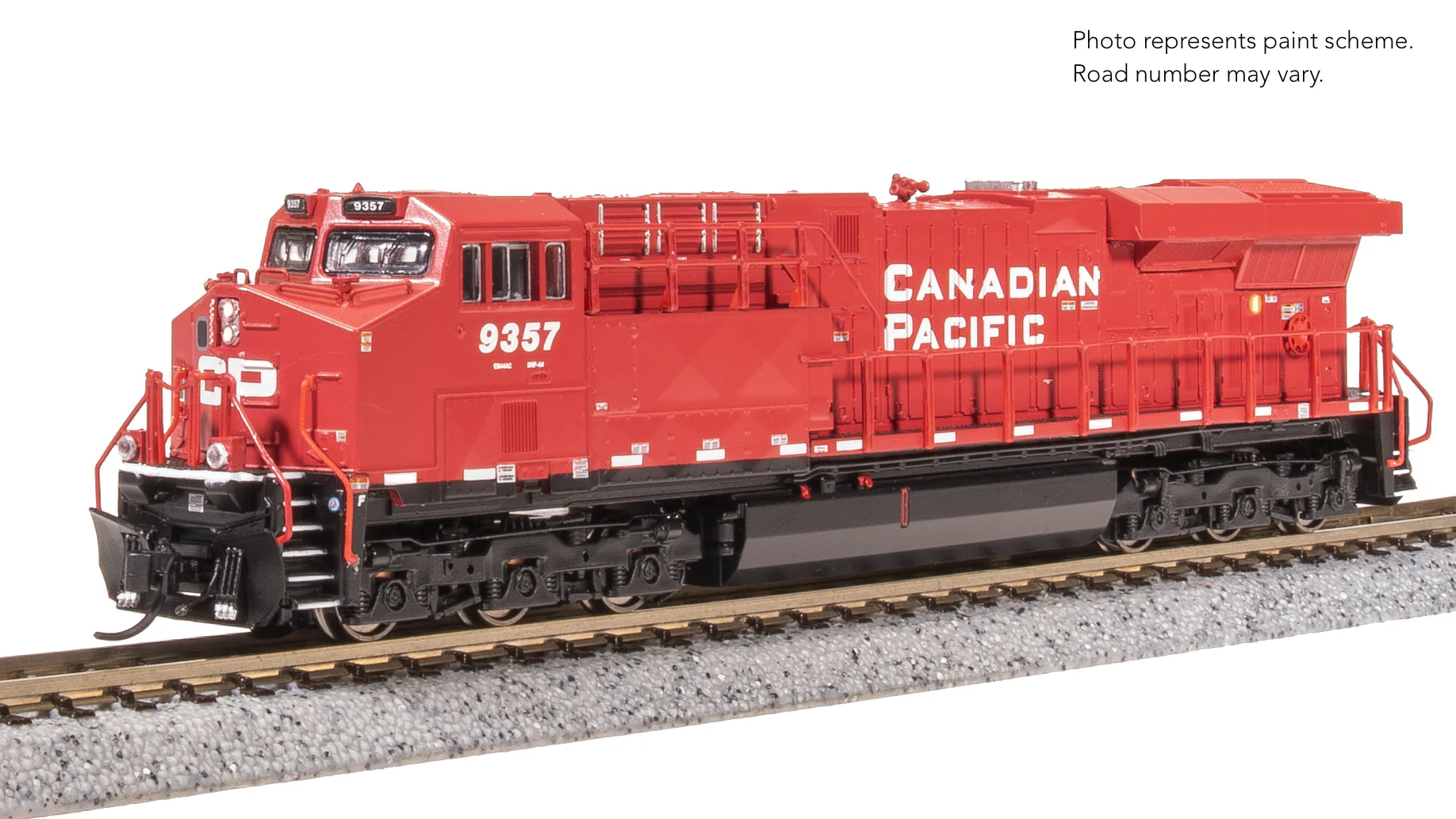 Broadway Limited 8614 CANADIAN PACIFIC CP GE ES44AC CP 9357 Action Red DCC with Paragon4 Sound N SCALE NEW - Image 4