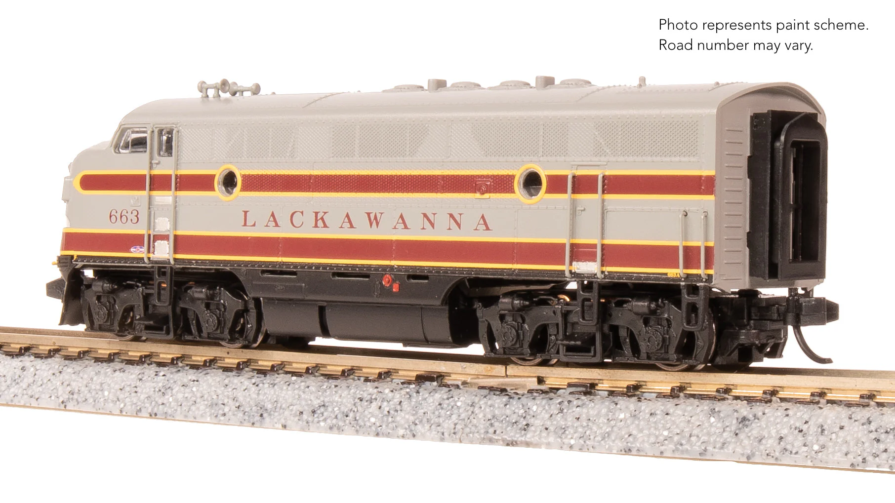 Broadway Limited 9227 EMD F3A Lackawanna DLW 664 Diesel Locomotive As Appears Today DCC-Ready N SCALE Like New - Image 8