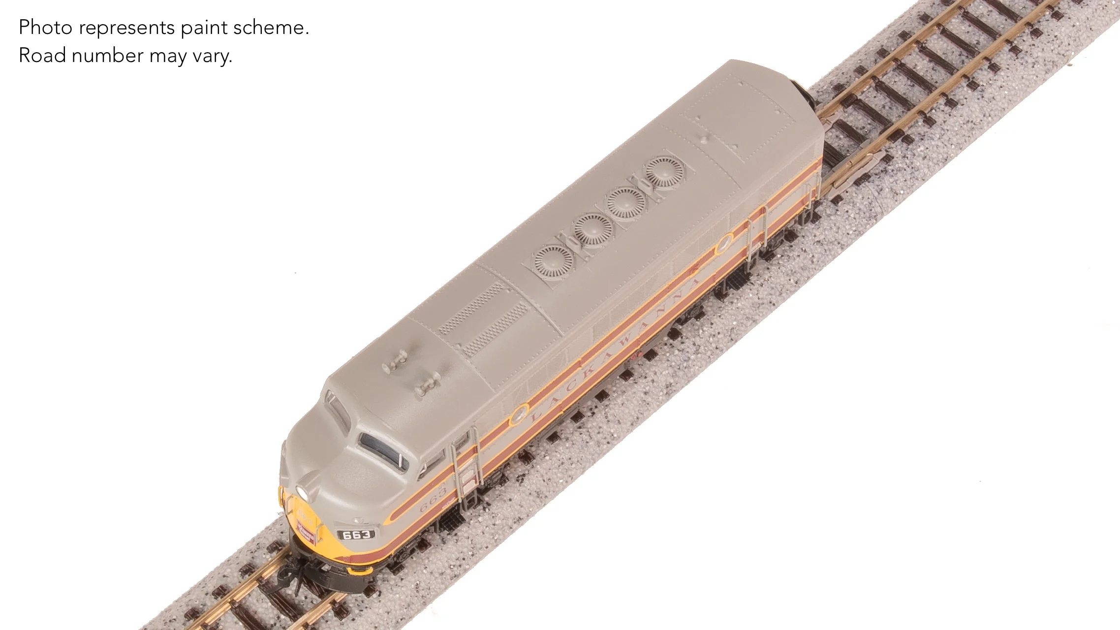 Broadway Limited 9227 EMD F3A Lackawanna DLW 664 Diesel Locomotive As Appears Today DCC-Ready N SCALE Like New - Image 9