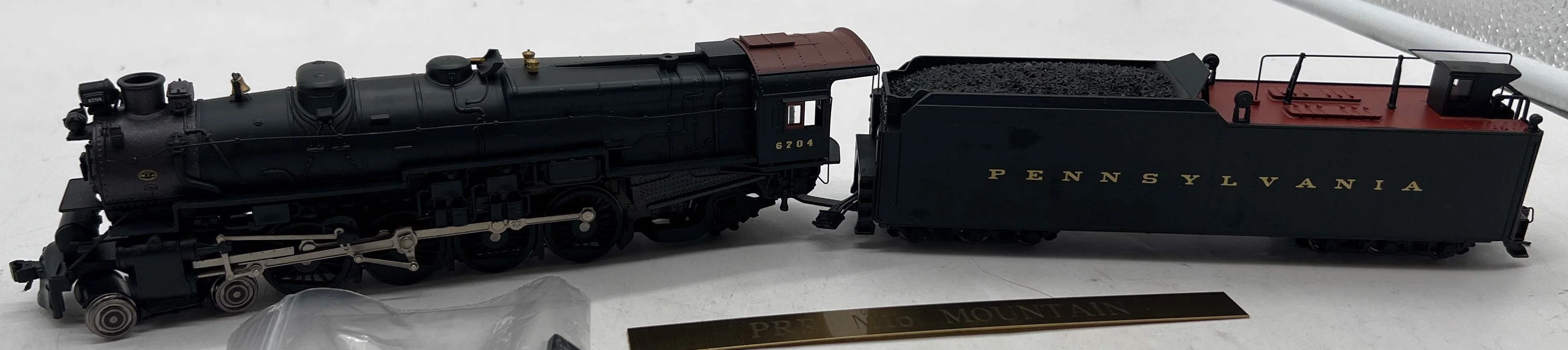 Broadway Limited Imports BLI 008 Pennsylvania Railroad PRR M1b #6704 Steam locomotive w/ QSI Quantum Sound DC/DCC HO SCALE Like New - Image 9