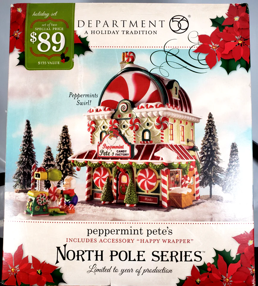 Department 56 4016904 Peppermint Pete's Candy Factory North Pole Series - Image 2
