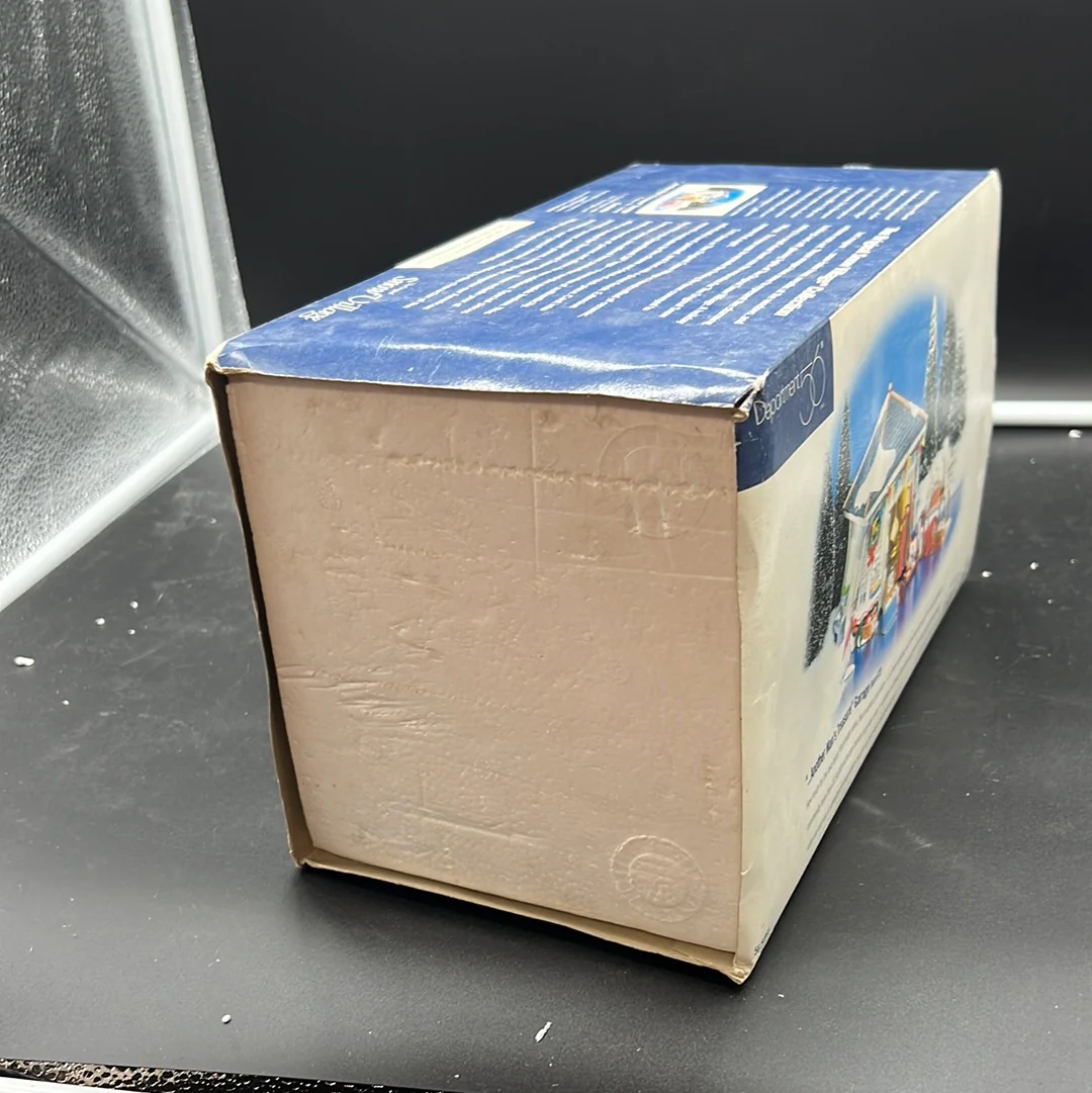 Department 56 56.54945 Another Man's Treasure Garage WITH Extra Figure Damaged Box - Image 5