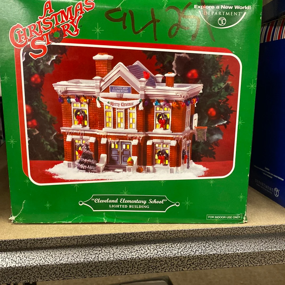 Department 56 A Christmas Story 805029 Cleveland Elementary School - Image 2