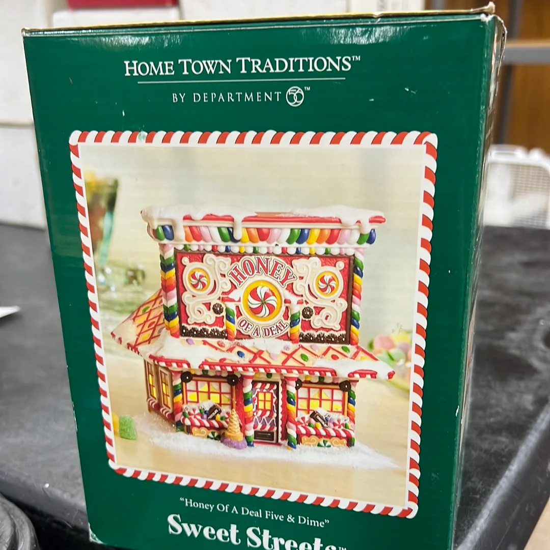 Department 56 Sweet Streets 56.06352 Honey of a Deal Five and Dime RARE - Image 5