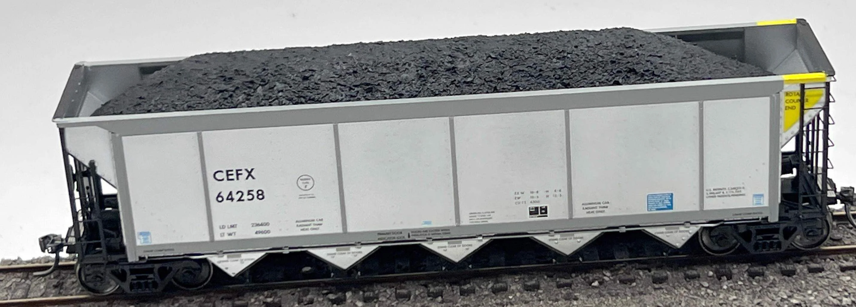ExactRail EE-1308-11 Johnstown America AutoFlood ll Hopper - CEFX HO SCALE Like New - Image 3