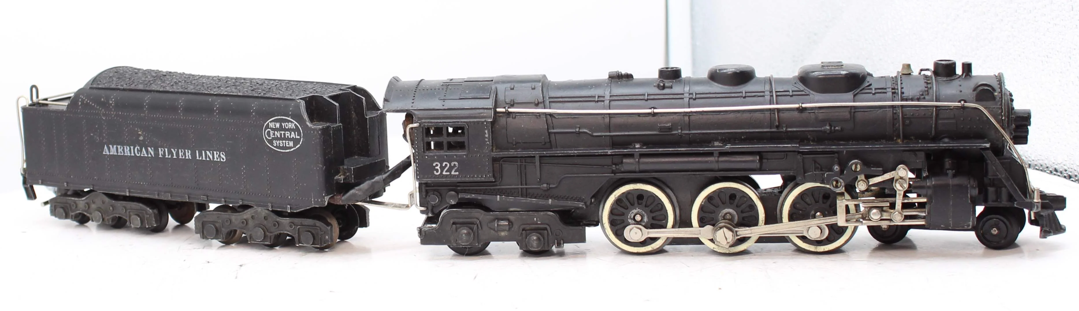 Gilbert 322 Hudson smoker S SCALE Used Damaged Box - Image 4