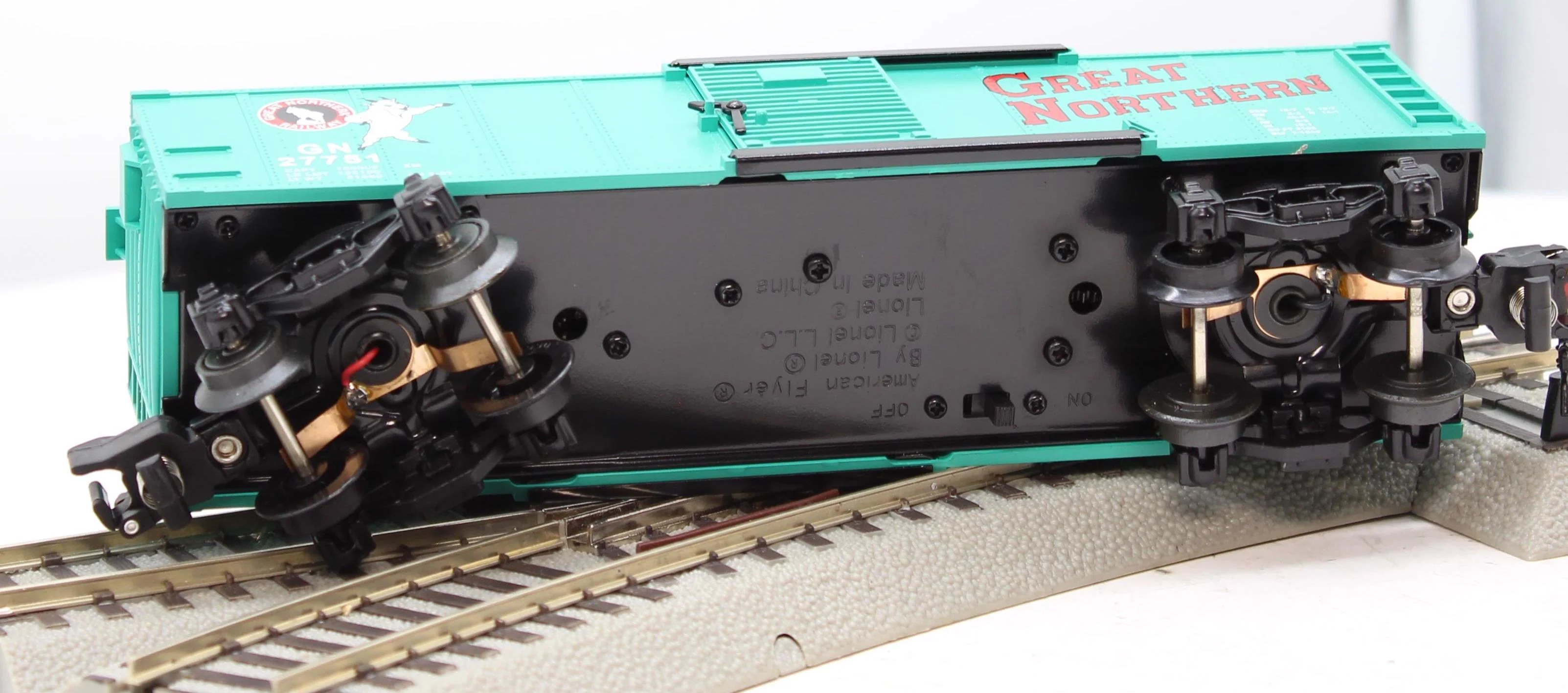 Gilbert 6-49031 GREAT NORTHERN Operating Walking Brakeman Car S Scale Like New - Image 7