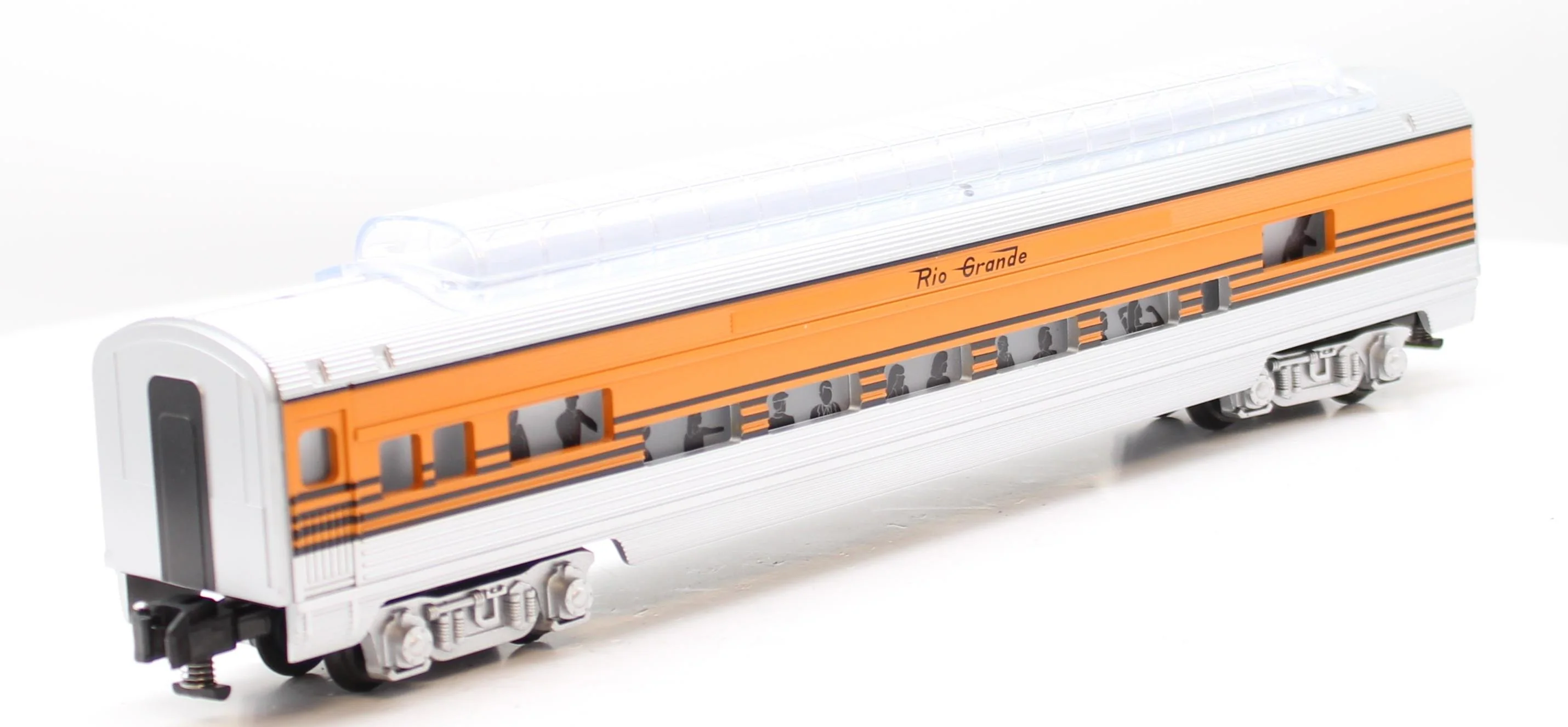 Gilbert American Flyer 6-49943 S Gauge Rio Grand Streamliner Full Vista Dome Car 1253 S SCALE Like New - Image 6