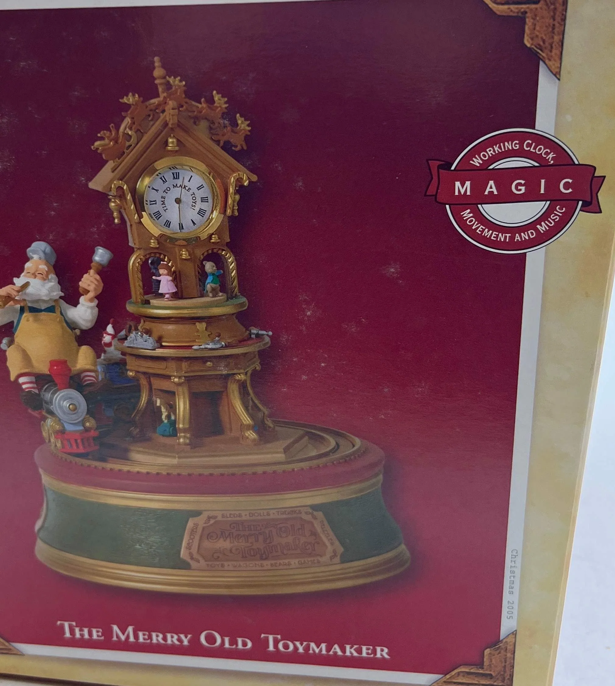 Hallmark QFM4301 2005 The Merry Old Toymaker, Magic Keepsake Tabletop Decoration for  Christmas NEW Damaged Box - Image 2