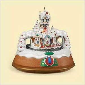 Hallmark qlx7616 2006 Rock Candy Railroad, Magic Christmas Ornament Like New