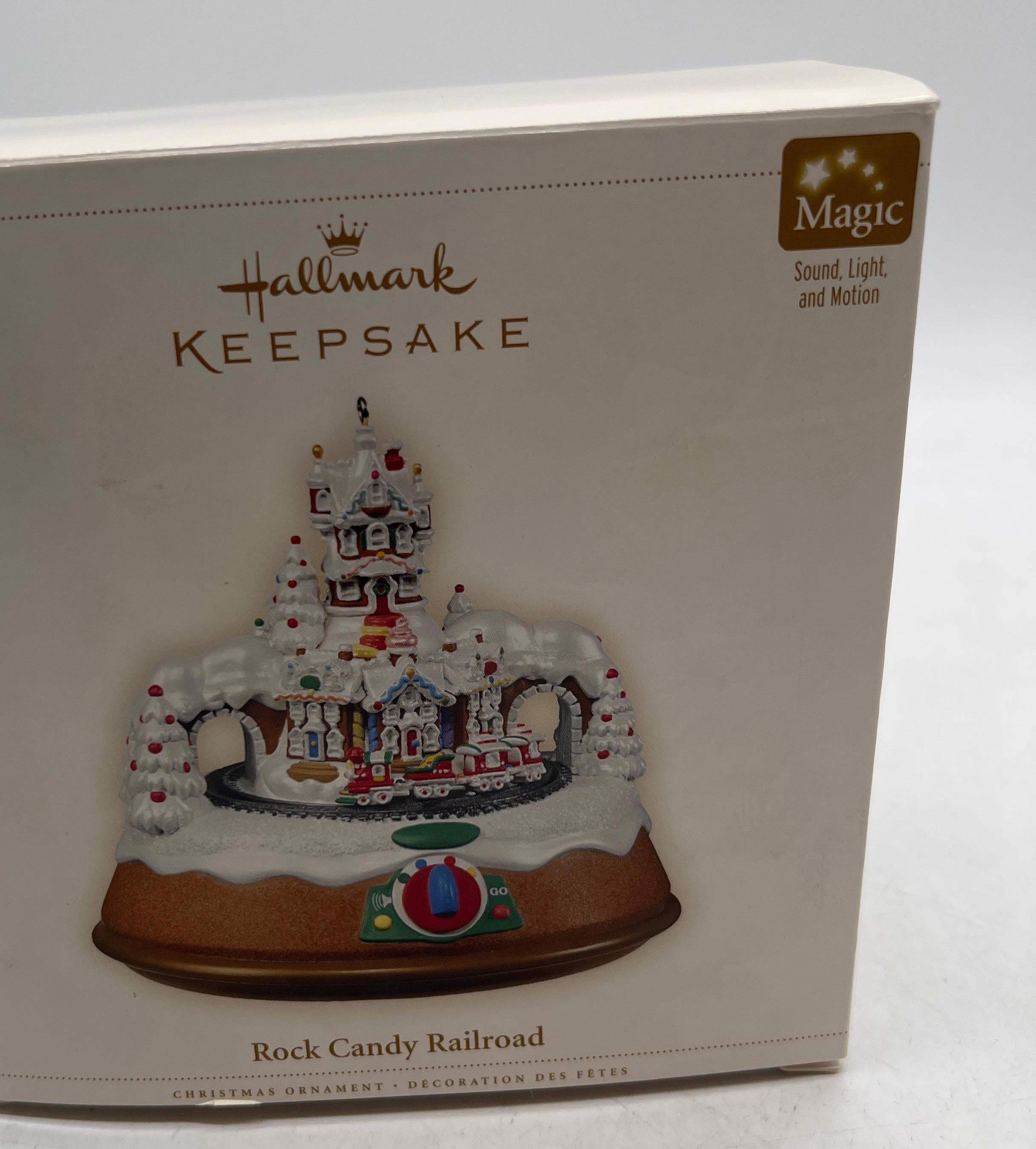 Hallmark qlx7616 2006 Rock Candy Railroad, Magic Christmas Ornament Like New - Image 2