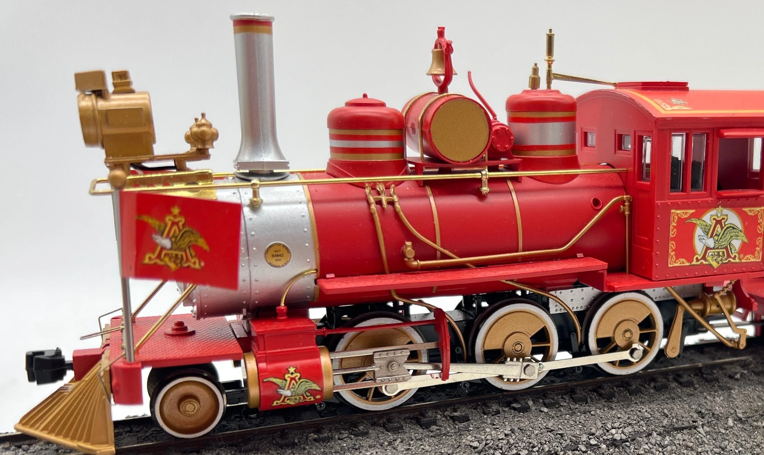 Hawthorne Village Budweiser 2-6-0 Scale On30 SCALE Like New No Box - Image 3
