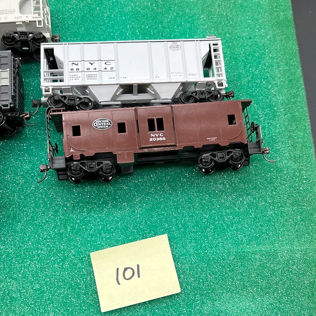 HO Scale Bargain Car Pack 101:  Set of 6 New York Central Freight car pack HO SCALE USED - Image 3