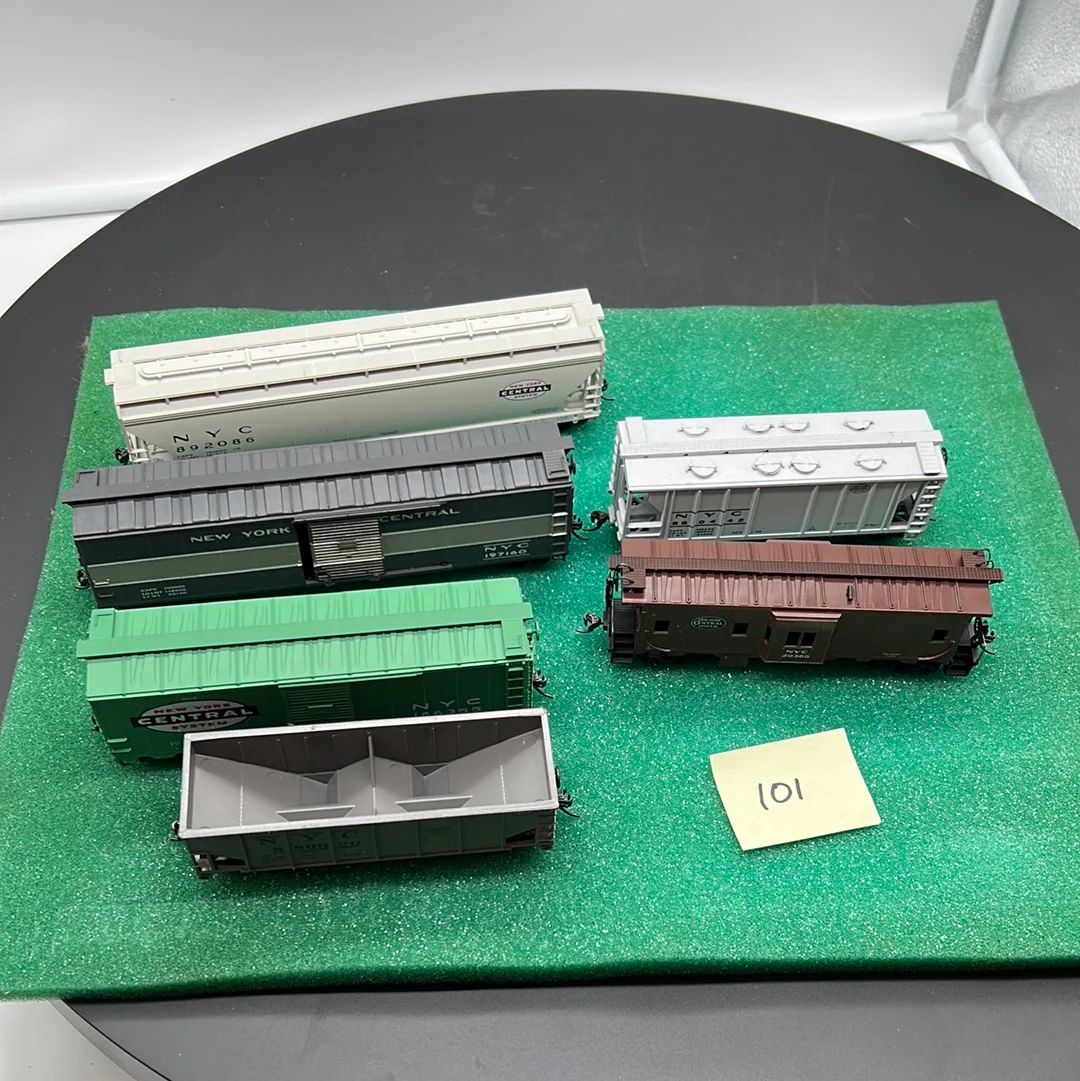 HO Scale Bargain Car Pack 101:  Set of 6 New York Central Freight car pack HO SCALE USED - Image 5