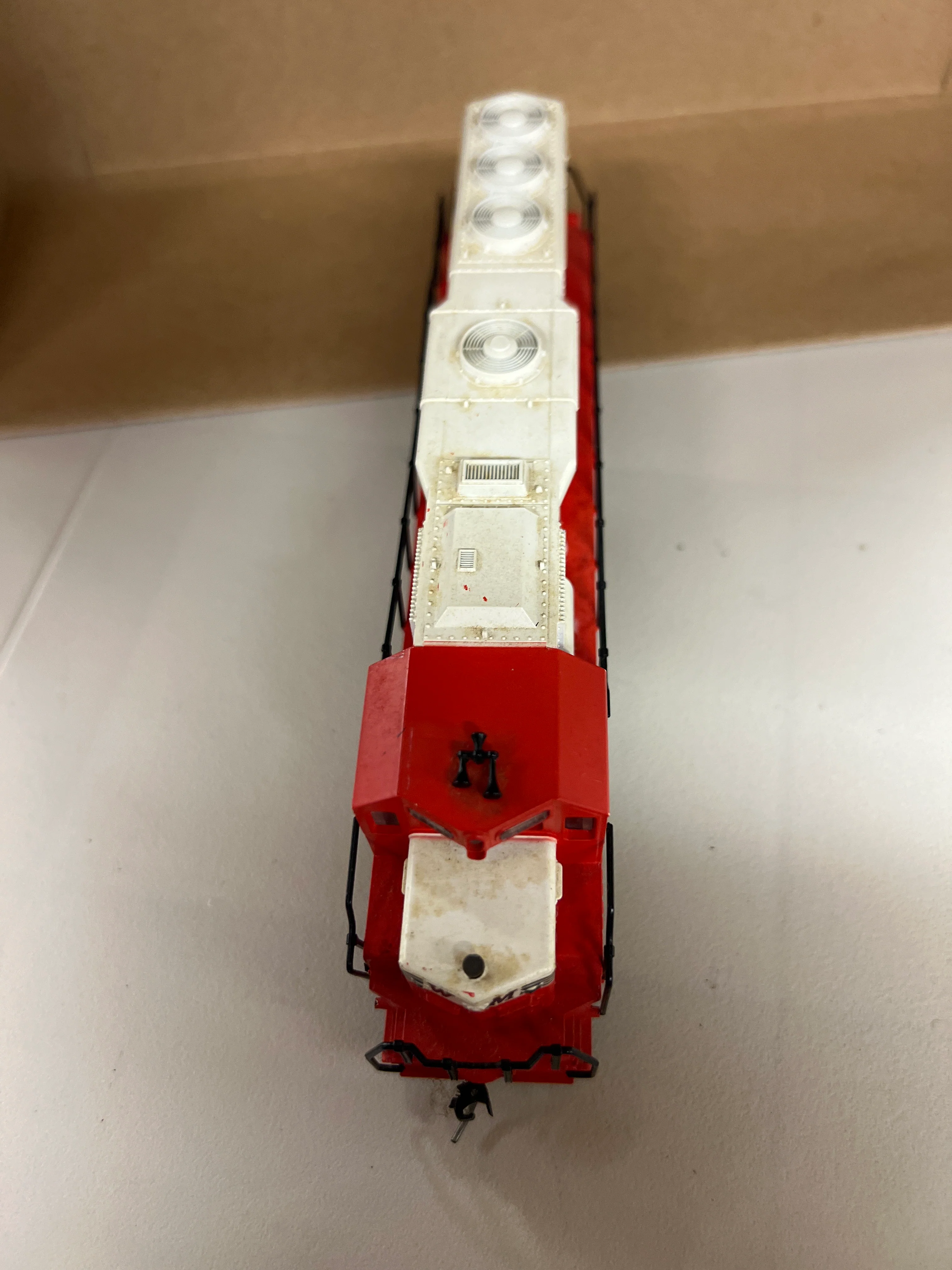 HO Scale Bargain Engine 143 7039 Atlas Western MD Diesel In Box Used VG - Image 4