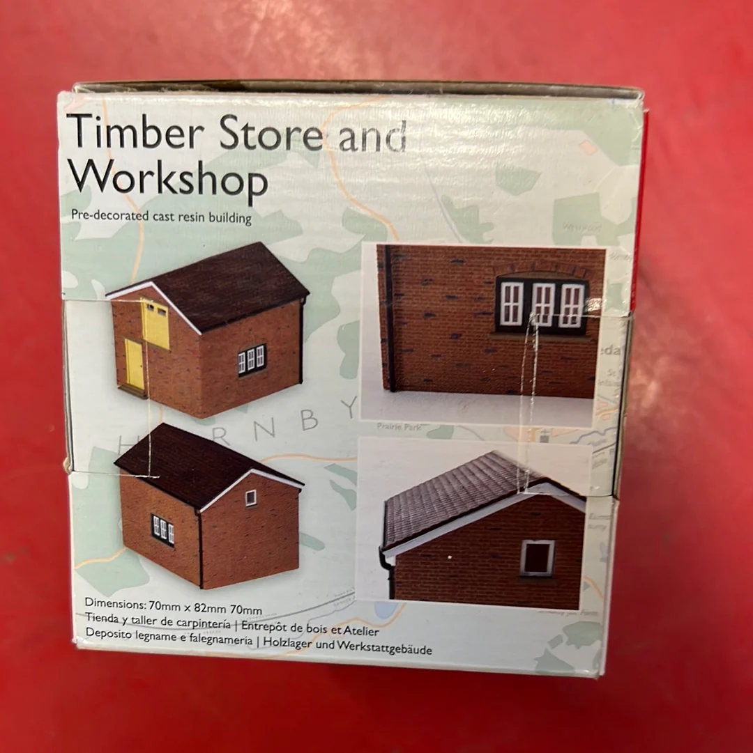 Hornby R9808 Timber Store and Workshop OO Gauge - Image 3