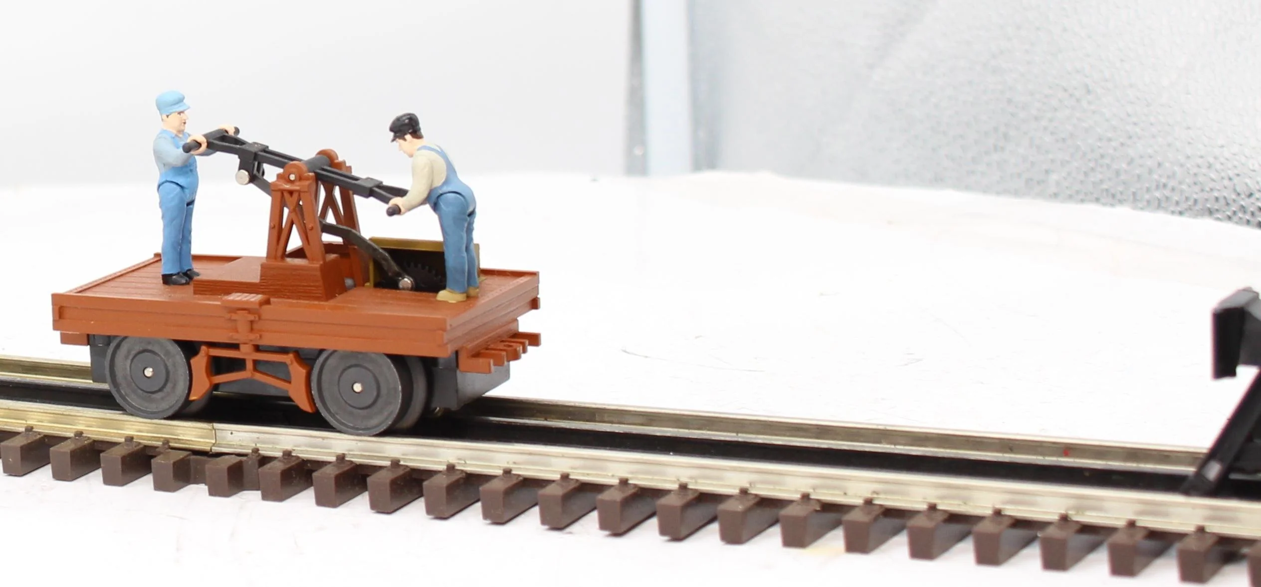 Industrial Rail IDM 10000 Powered Hand Car O SCALE Like New - Image 3