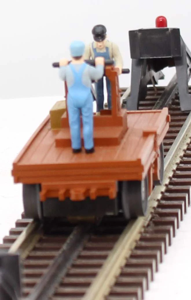 Industrial Rail IDM 10000 Powered Hand Car O SCALE Like New - Image 7