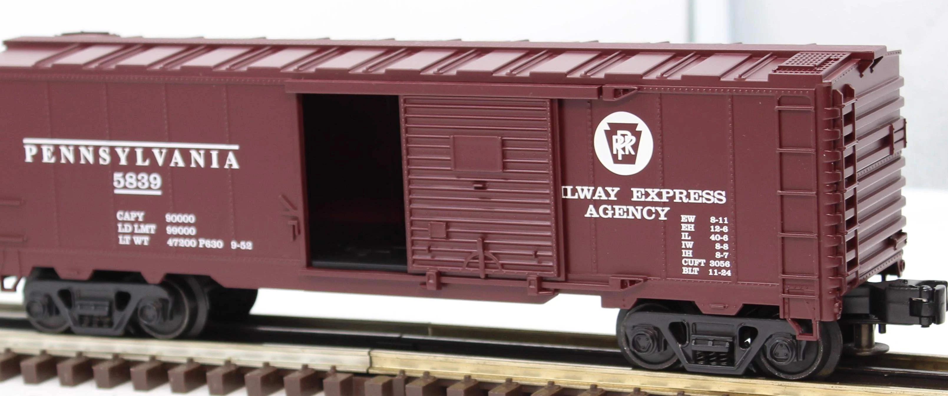 Industrial Rail IDM1002 PENNSYLVANIA Boxcar Mainline #5801 O Scale Like New - Image 2