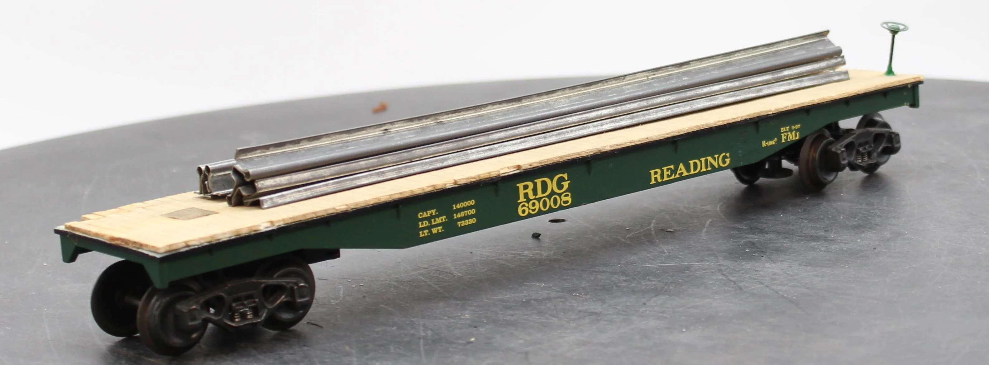 K-Line Flat Car with load K-69008 O SCALE Used - Image 5