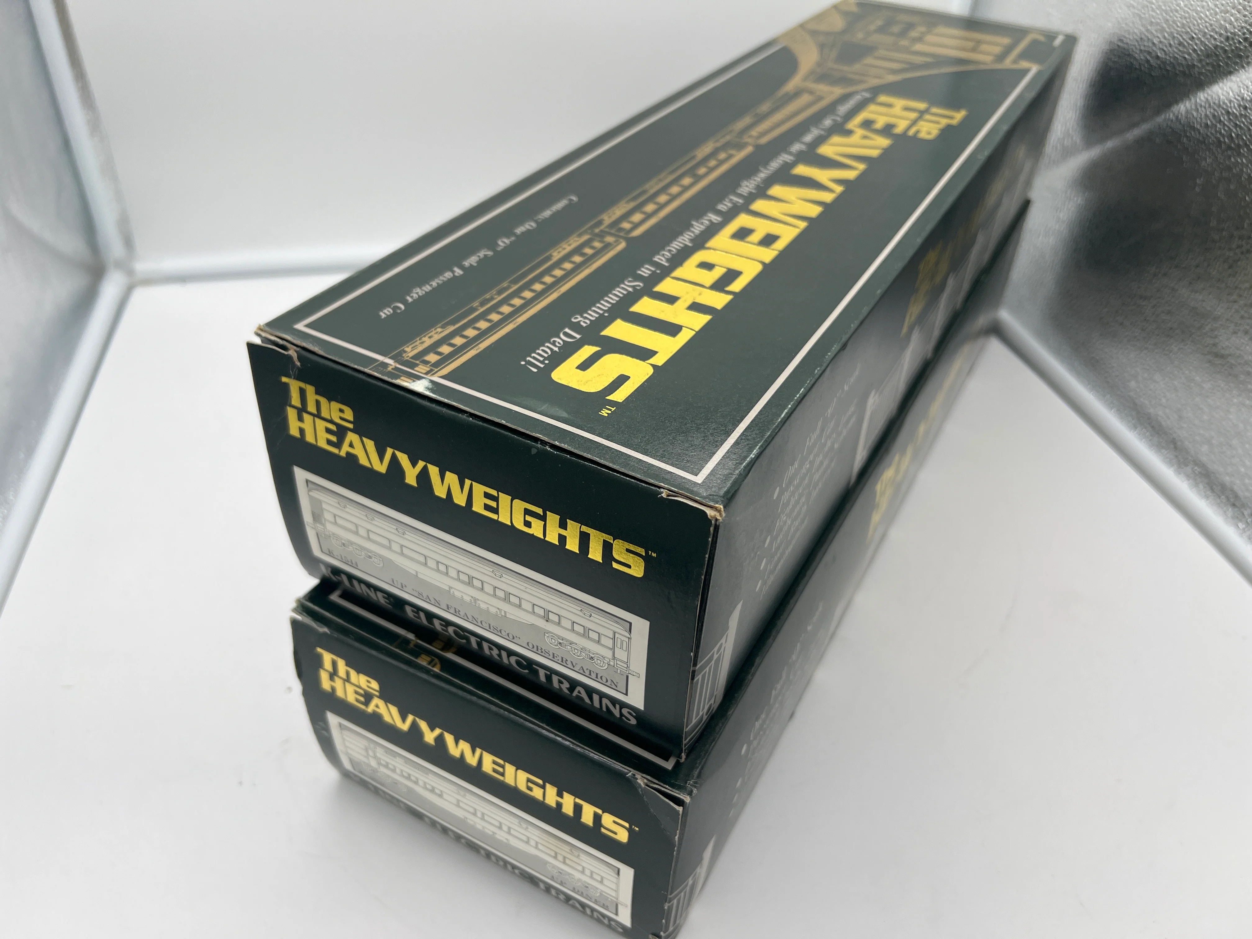 K-Line K-3628, K-1544 Union Pacific Overland Ltd Heavyweight Passenger Car Set (Set of 2) Gray, Diner & Observation Cars O Scale Used Excellent - Image 15
