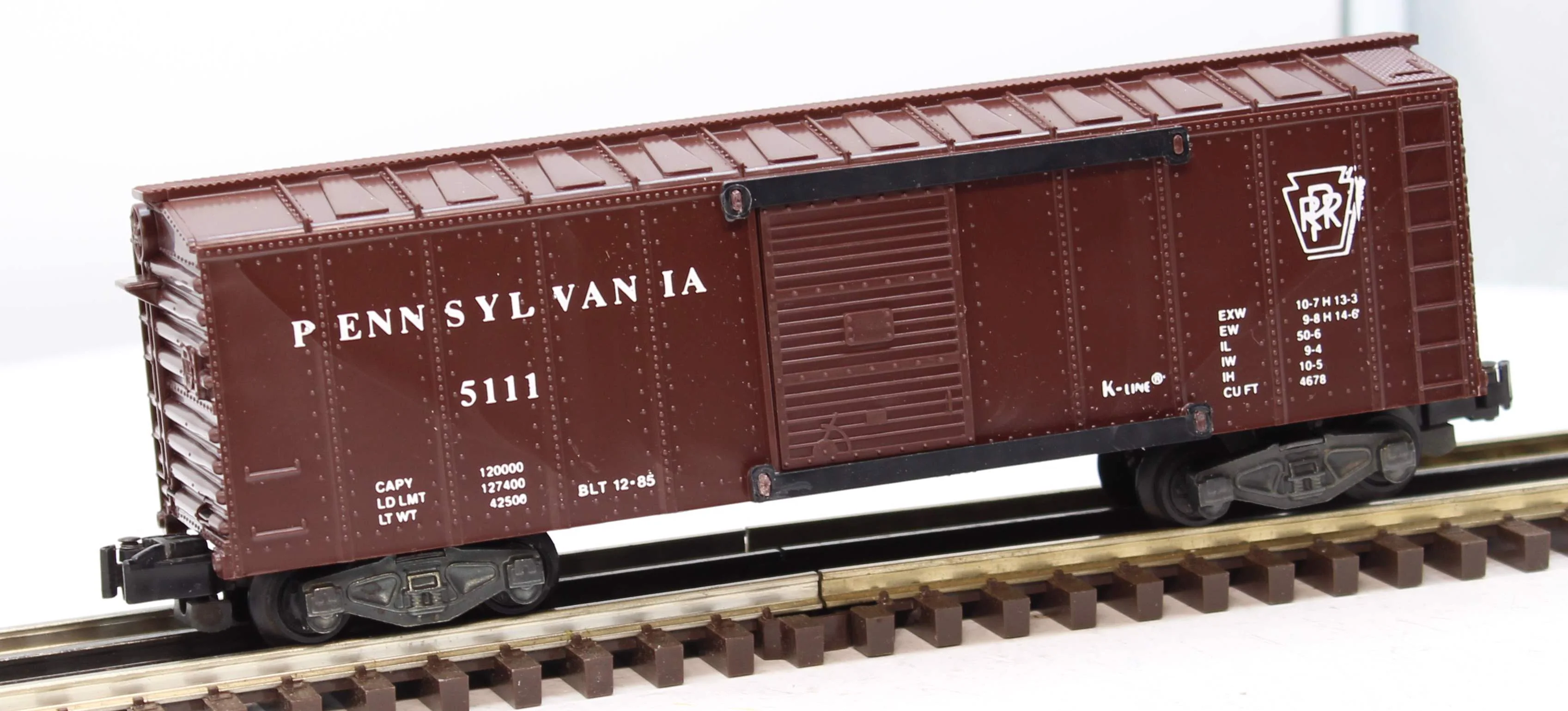 K-Line K-5111 PENNSYLVANIA RAILROAD Box Car O Scale Like New - Image 7