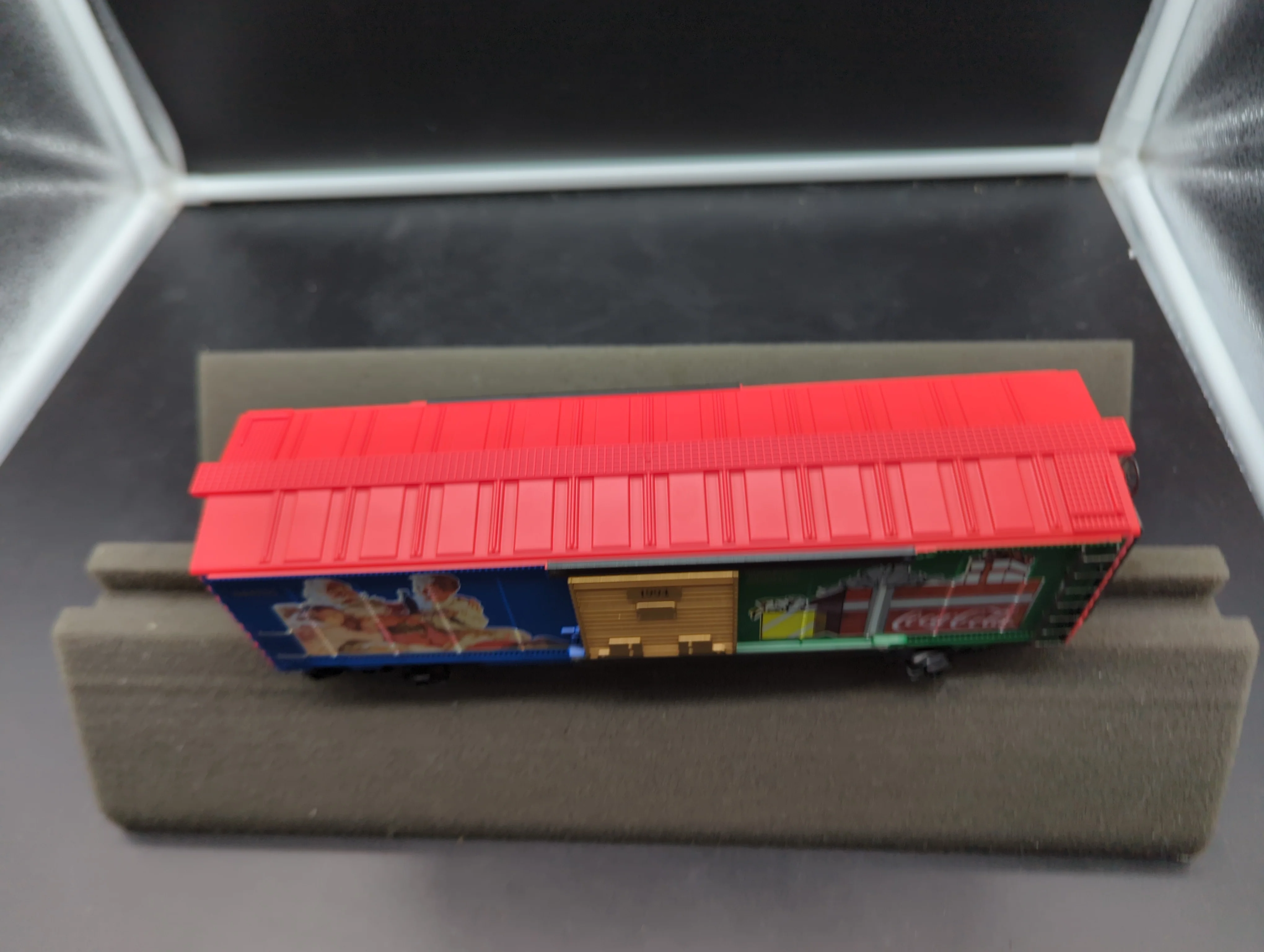 K-Line K-6132-101 Coca Cola Christmas Car O SCALE Like New - Image 2