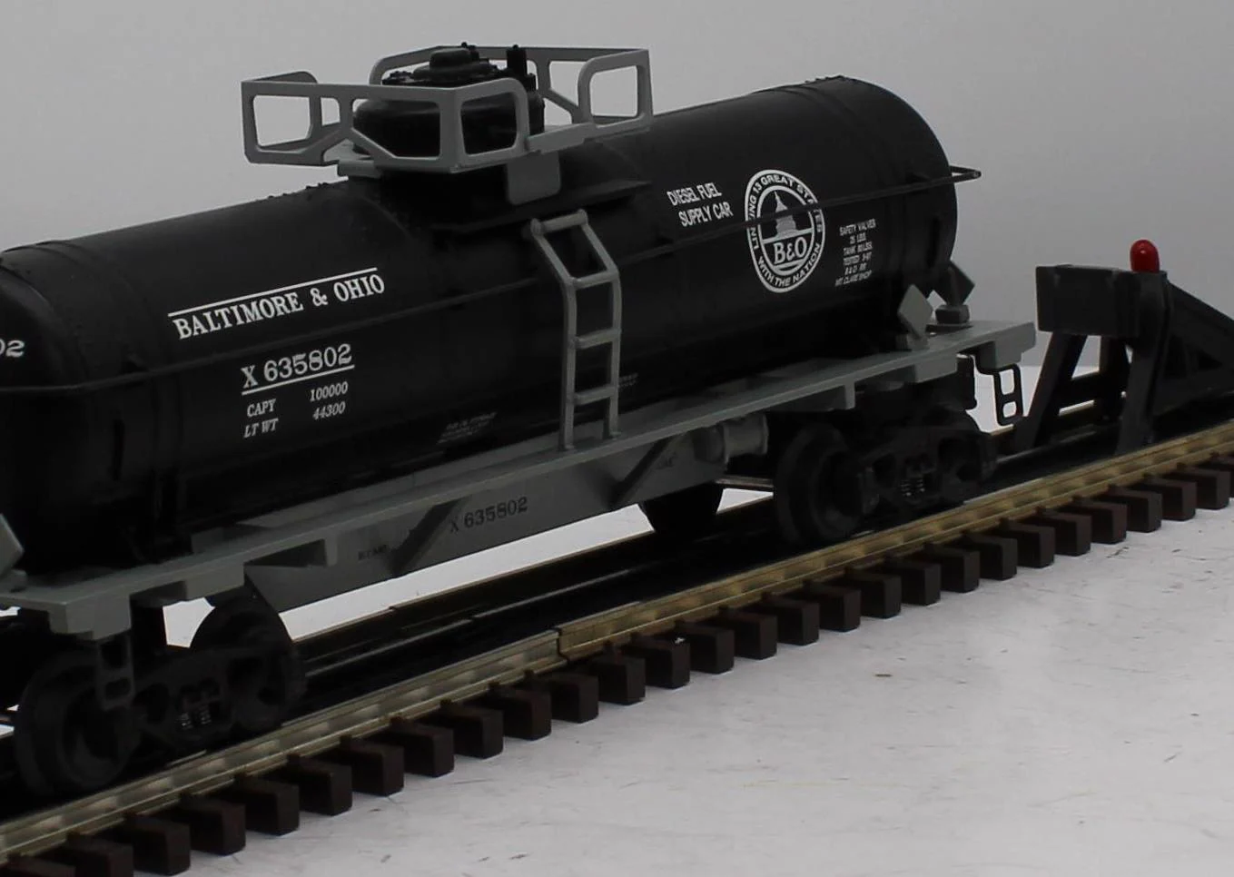 K-Line K-635802 BALTIMORE & OHIO Single Dome Tank Car #X635802 O Scale Like New Damaged Box - Image 6