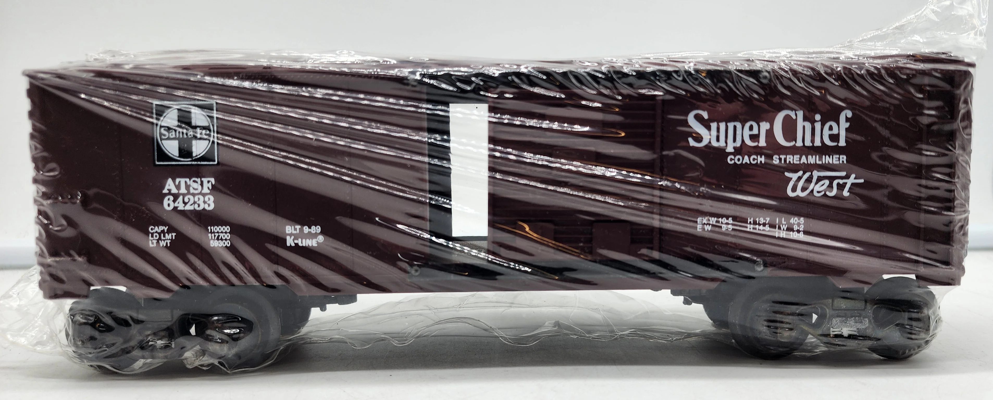 K-Line k-64233 O SCALE Sante Fe Classic NEW Damaged Box