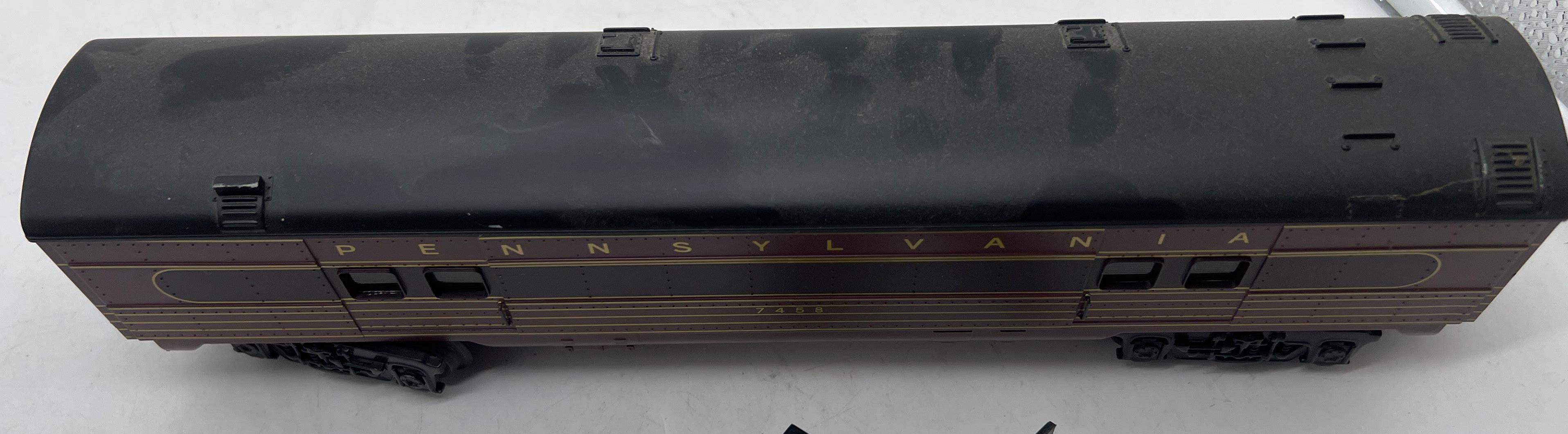 K-Line k4580-7458 PRR PENNSYLVANIA Baggage Car Mainline #7458 O Scale Used Excellent - Image 2