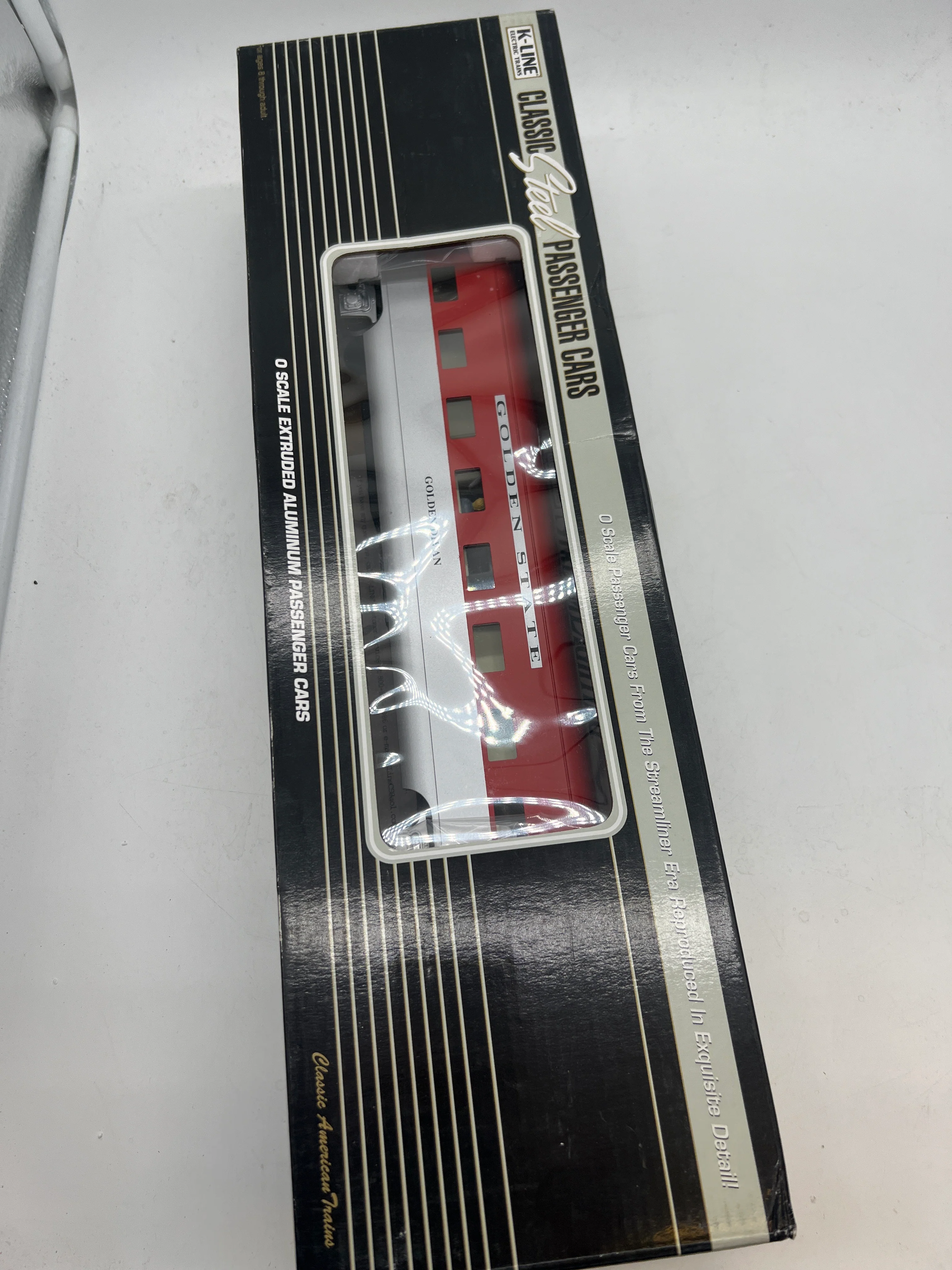 K-Line k4632-5065, k4632-0427, k4632-6015, k4632-0479, k4632-3368, k4632-2984IC, k4632-4301, k4632-0479 KCC Golden State Extruded passenger car set  (Set of 8, 1 car is a duplicate) O Scale NEW - Image 8