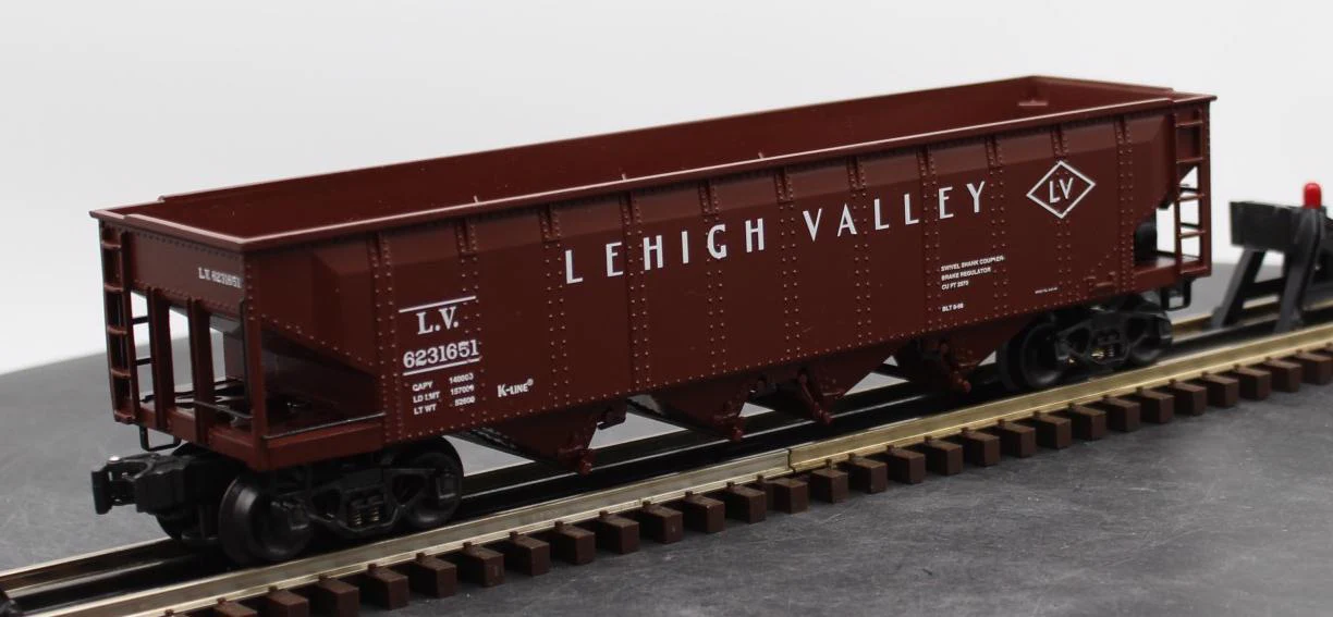 K-Line K623-1651 Lehigh Valley Classic Scale Die-cast hopper car O SCALE Like New - Image 5
