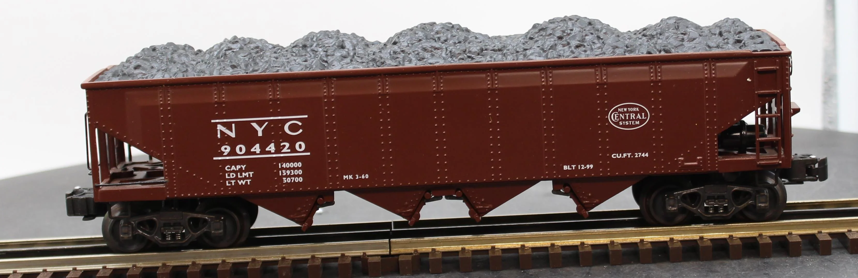 K-Line K623-1781 O Scale New York Central Hopper Used Excellent - Image 6