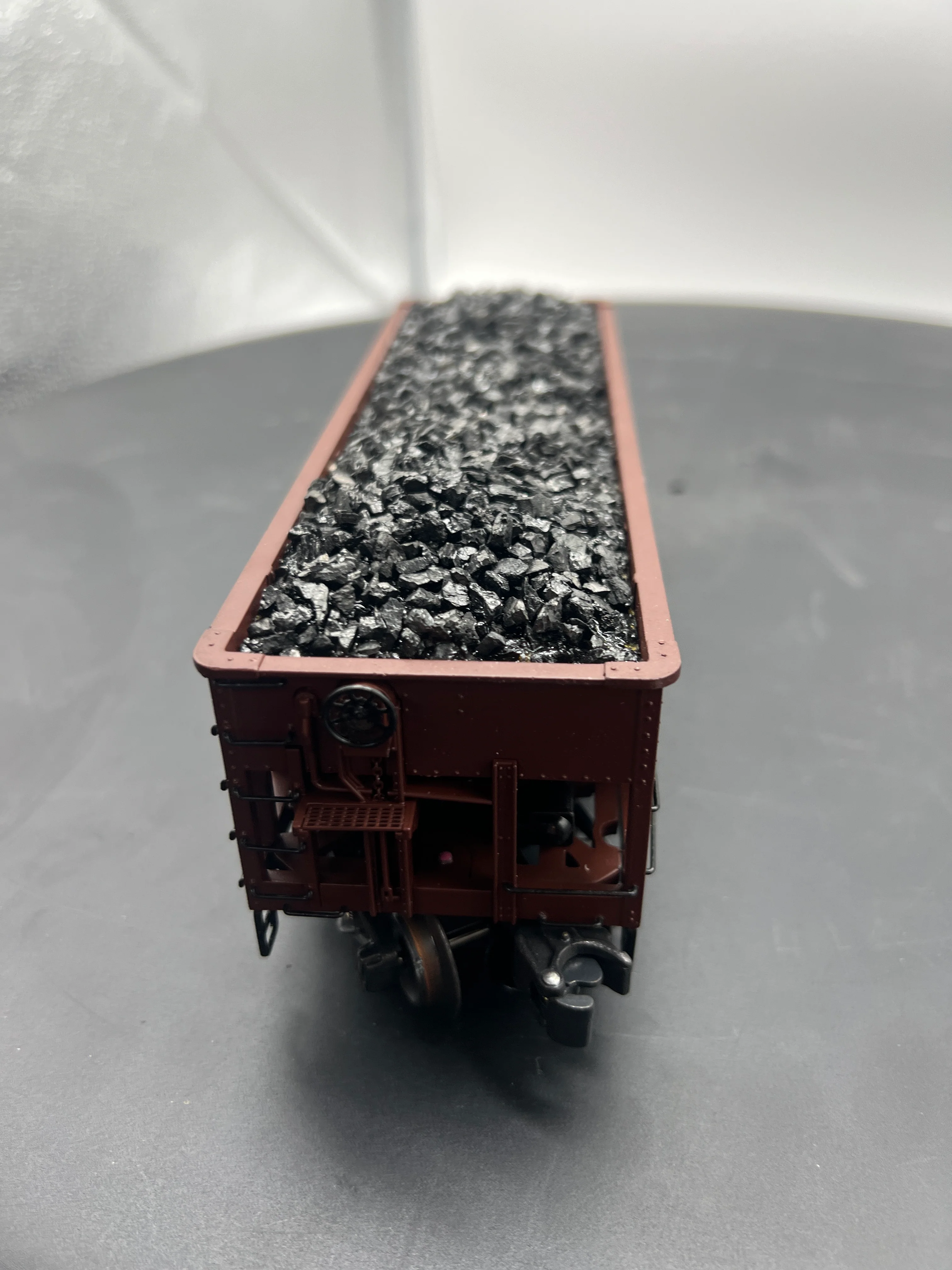 K-Line k6251-1752  New York Central NYC 2 Bay Hopper w/ Real Coal Load O SCALE Like New - Image 4