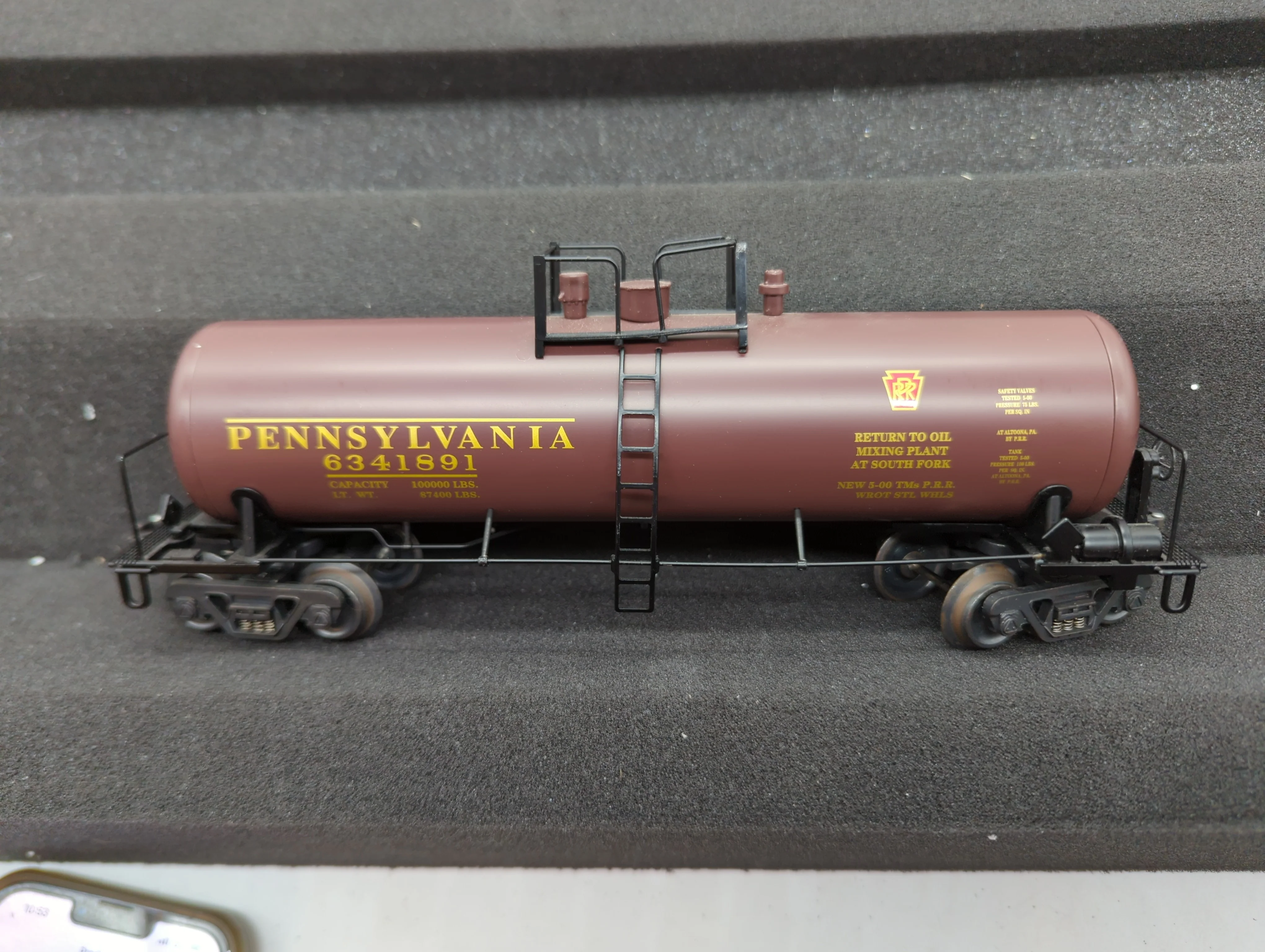 K-Line K6341-1891 PRR General Purpose Tank Car 6341891 O SCALE NEW - Image 2