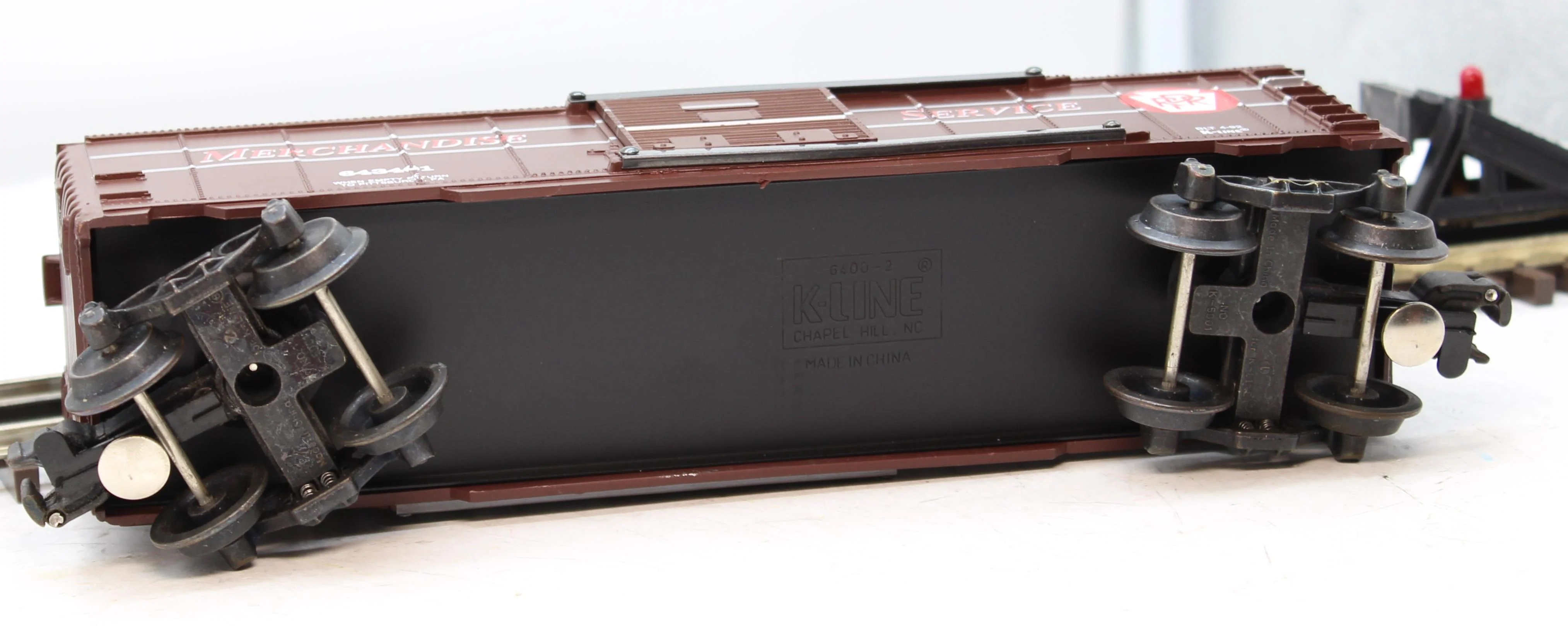 K-Line K643401 PRR Classic Box Car Merchandise Service O Scale Like New - Image 7