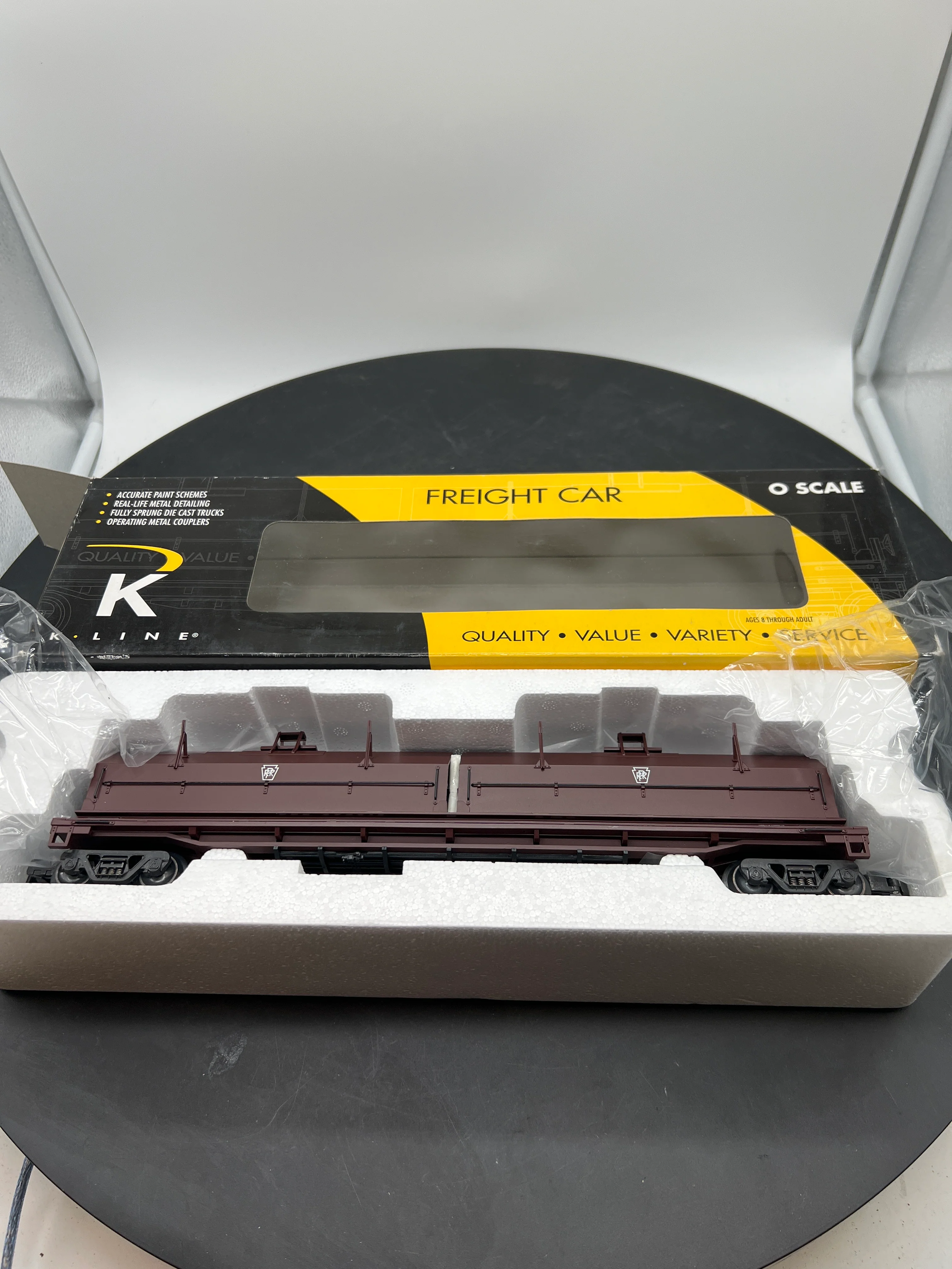 K-Line k676-1891 Pennsylvania PRR Coil Car O SCALE NEW
