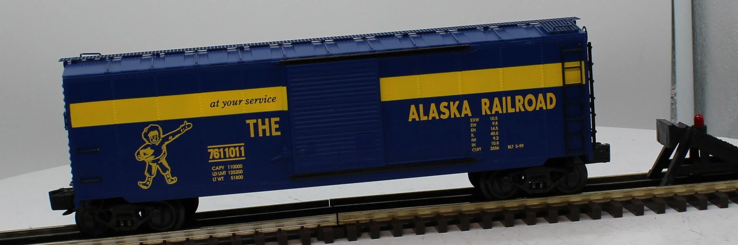 K-Line K761-1011 alaska boxcar O SCALE Like New - Image 2