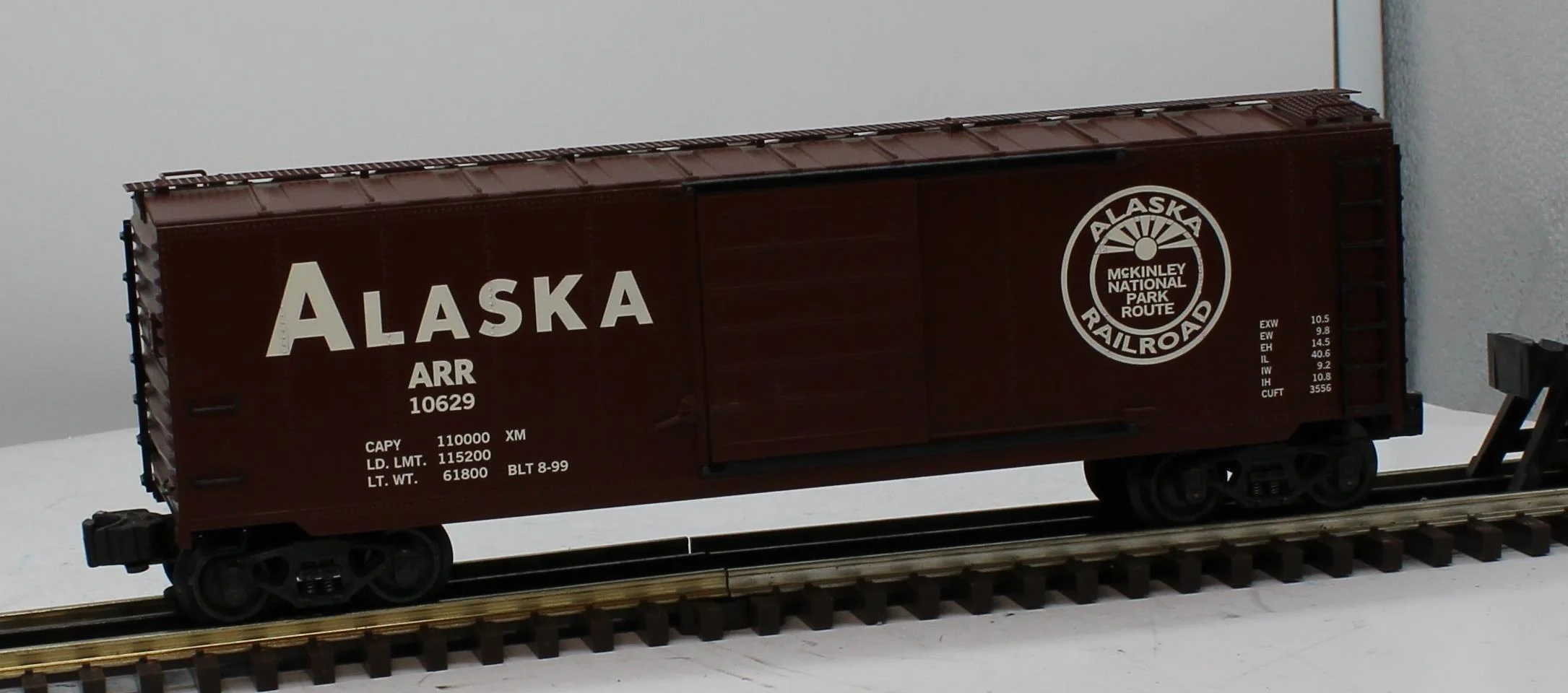 K-Line K761-1012 ALASKA RAILROAD Steel Sided Reefer Classic O Scale Like New - Image 2