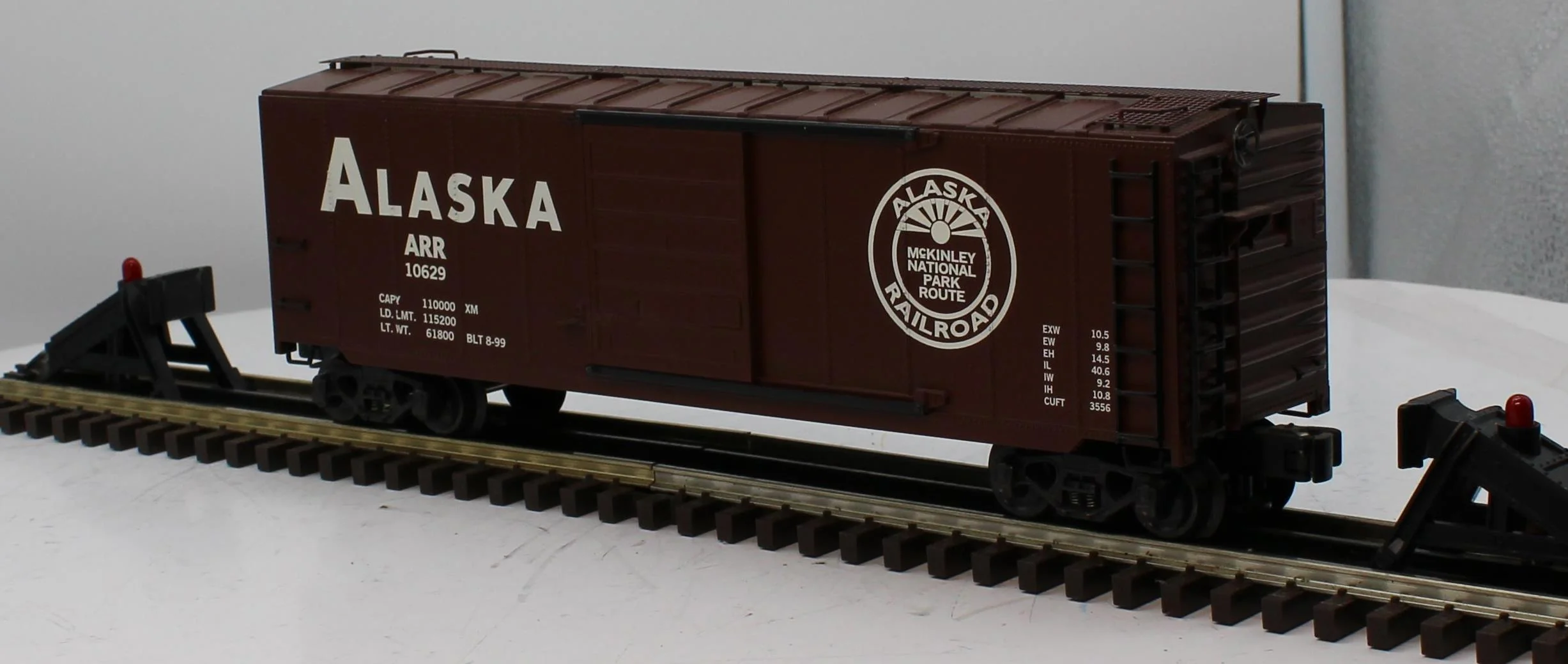 K-Line K761-1012 ALASKA RAILROAD Steel Sided Reefer Classic O Scale Like New - Image 4